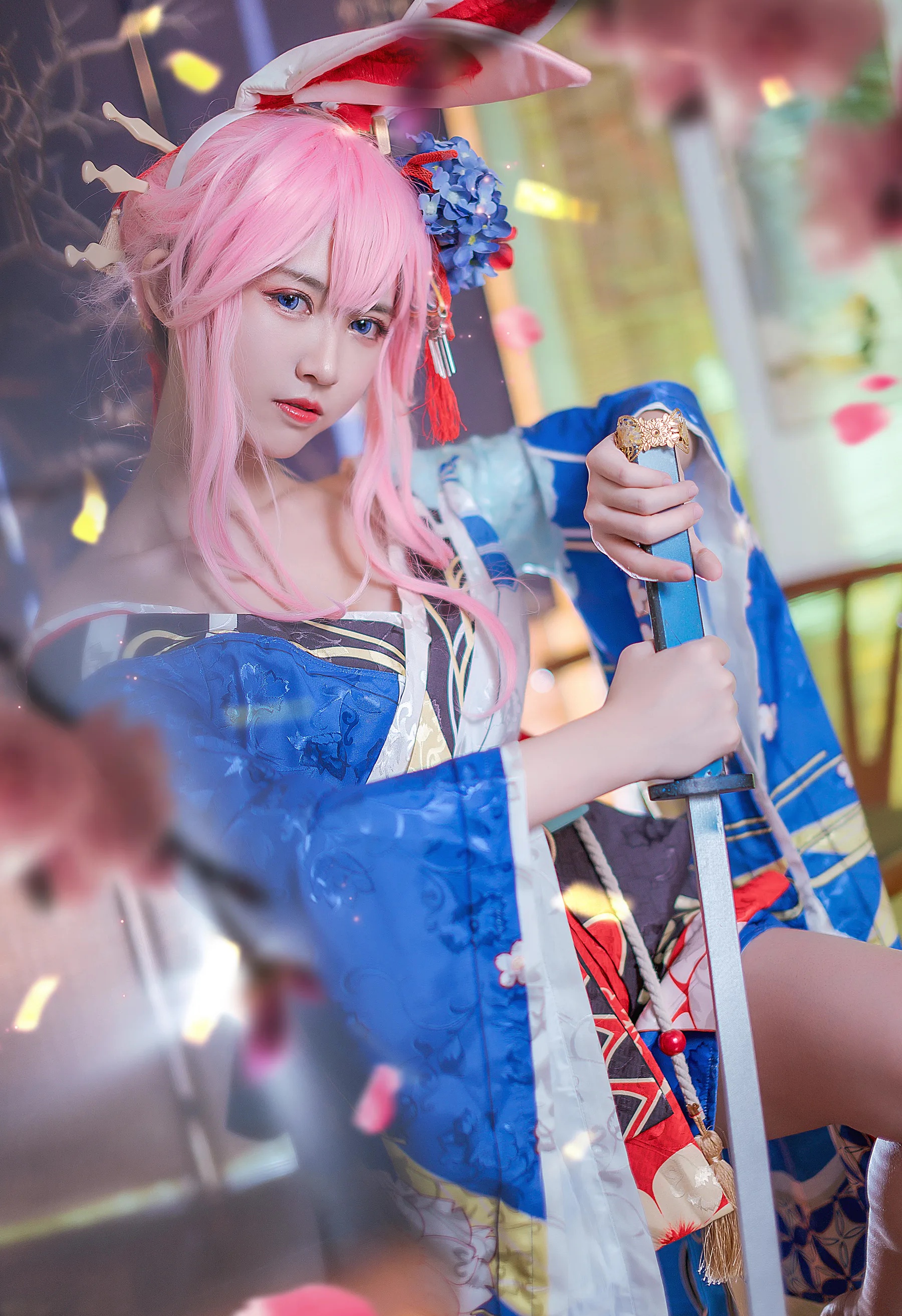 动漫博主_鳗鱼霏儿_No.093 八重樱花魁 主题写真 [12P]Xiuren秀人写真高清美女套图写真下载-看套图看套图