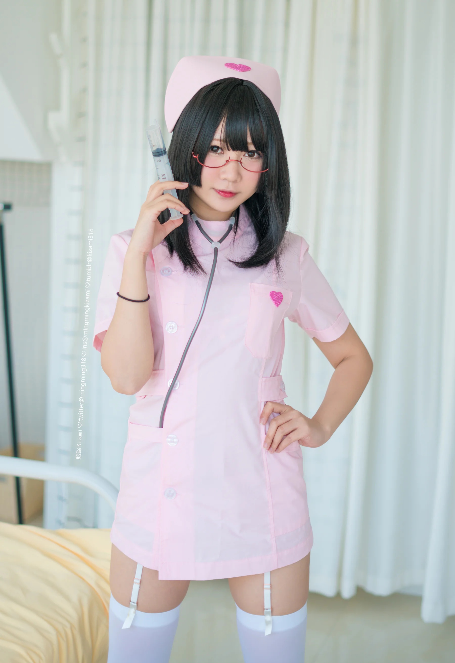 动漫博主_铭铭Kizami_No.031 &ndash; 粉红护士 主题写真 [155P]-看套图