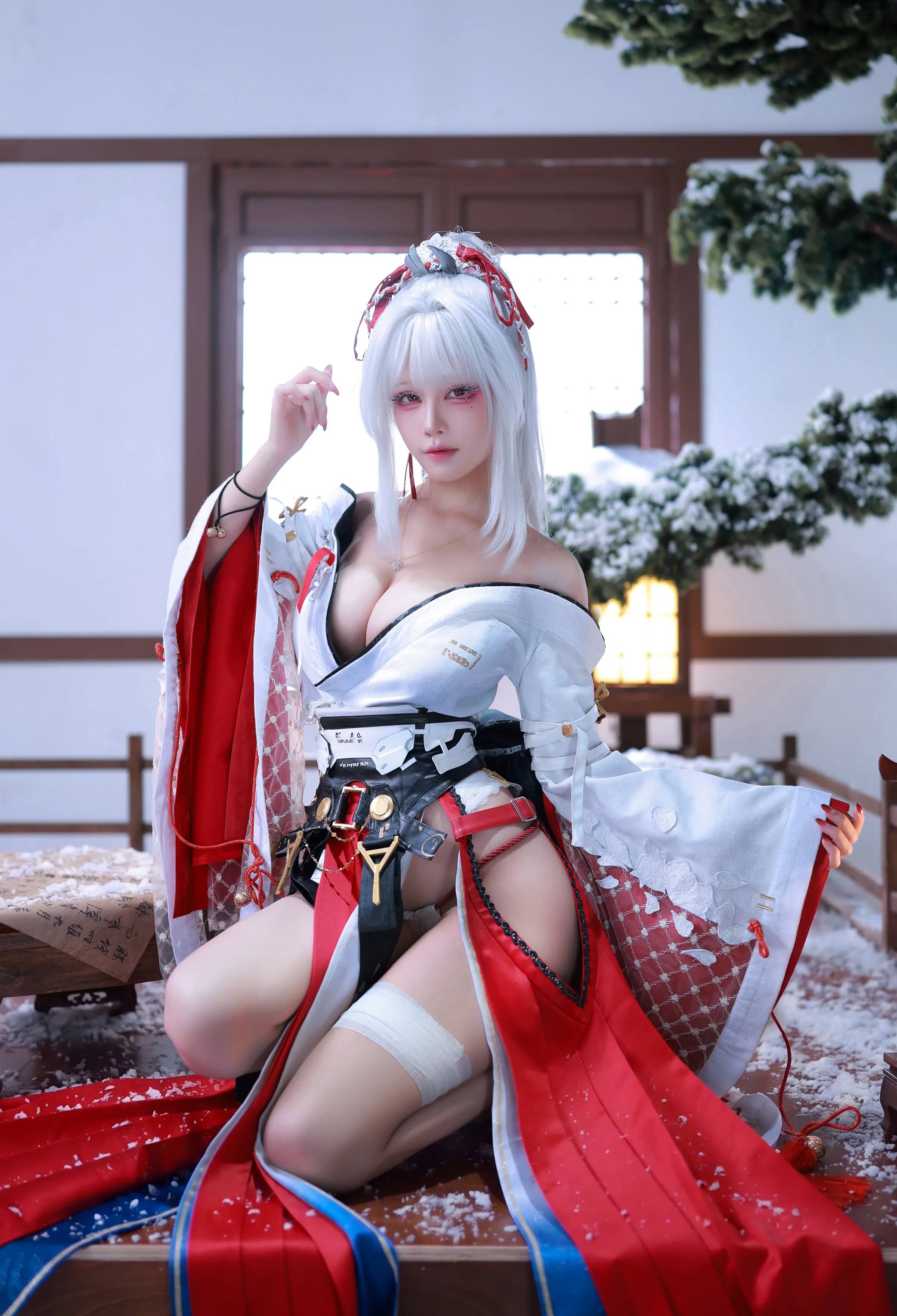 Coser美女_水淼Aqua_No.265 &ndash; 鸣潮 绯雪 [51P]-看套图