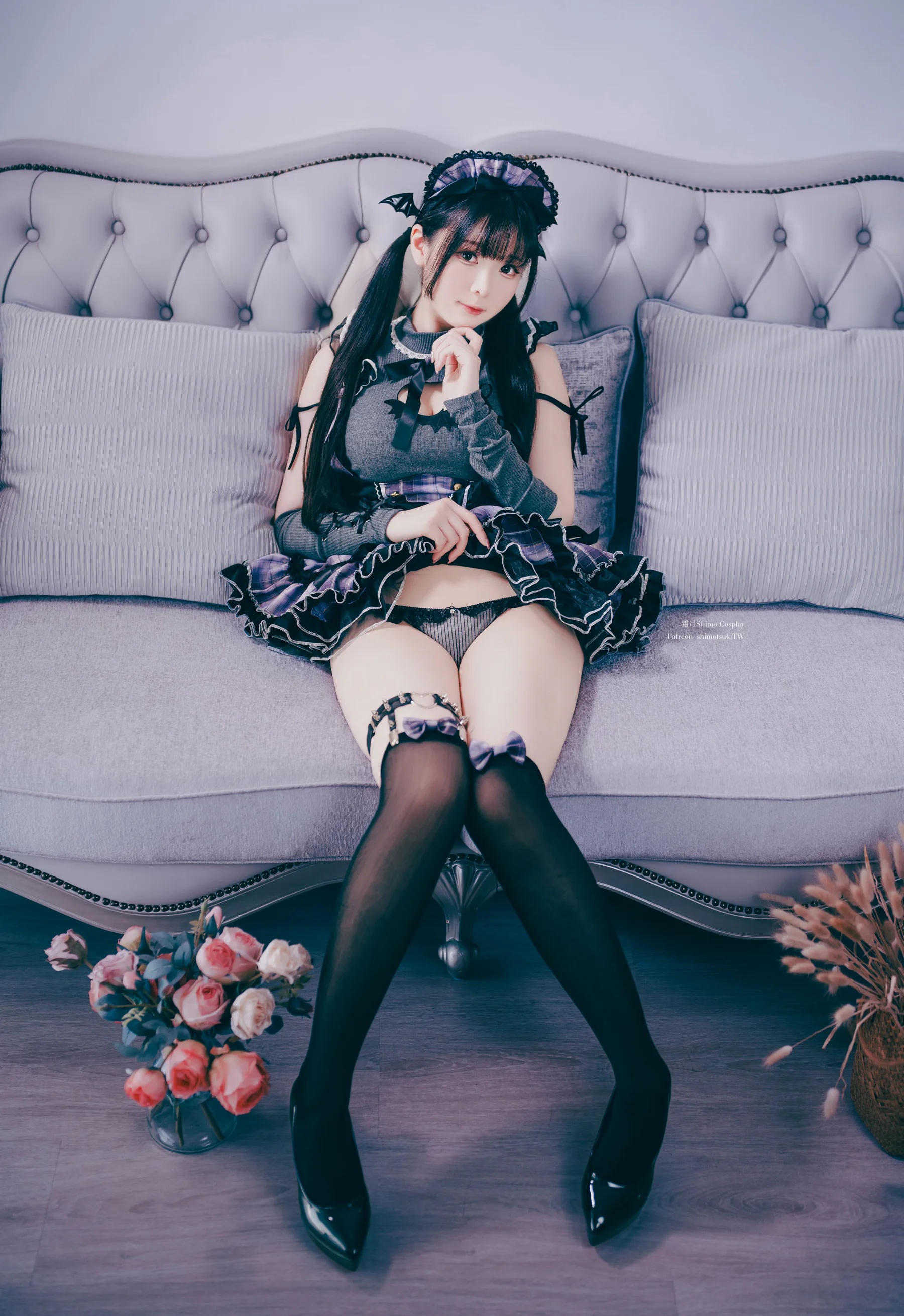 Coser美女_霜月shimo_No.142 &ndash; Little Devil Maid [21P]Xiuren秀人写真高清美女套图写真下载-看套图看套图