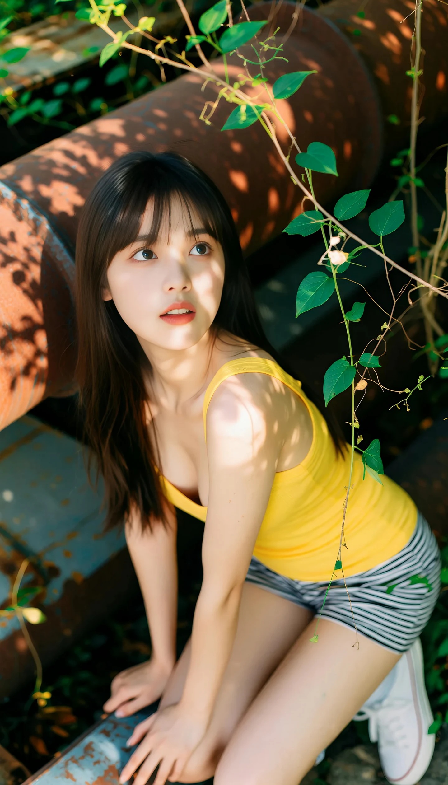 AIG美女_No.441_茗梓_黄色低胸上衣 主题写真 [80+1P]Xiuren秀人写真高清美女套图写真下载-看套图看套图