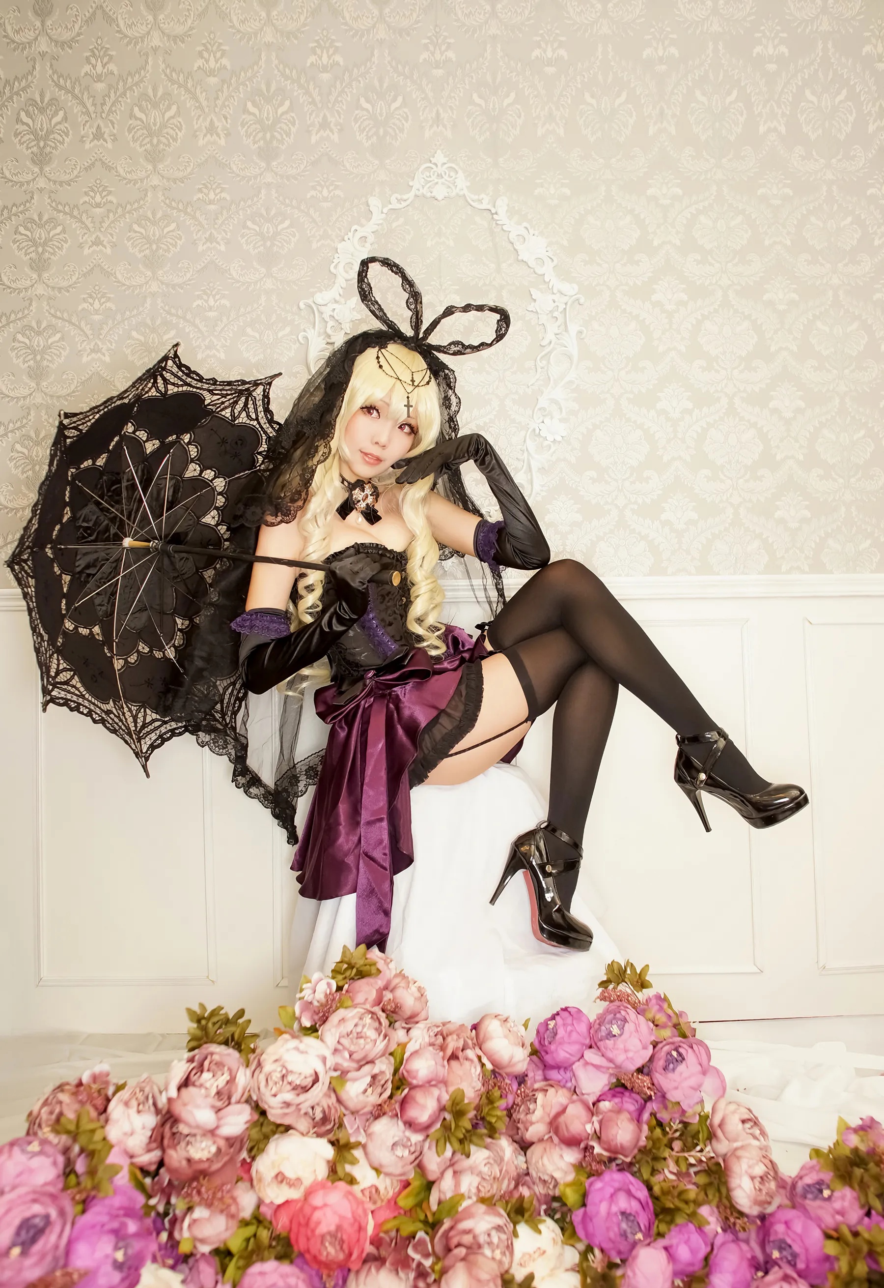 Coser妹子_ElyEE子_No.031 修女假面 主题写真 [45P]Xiuren秀人写真高清美女套图写真下载-看套图看套图