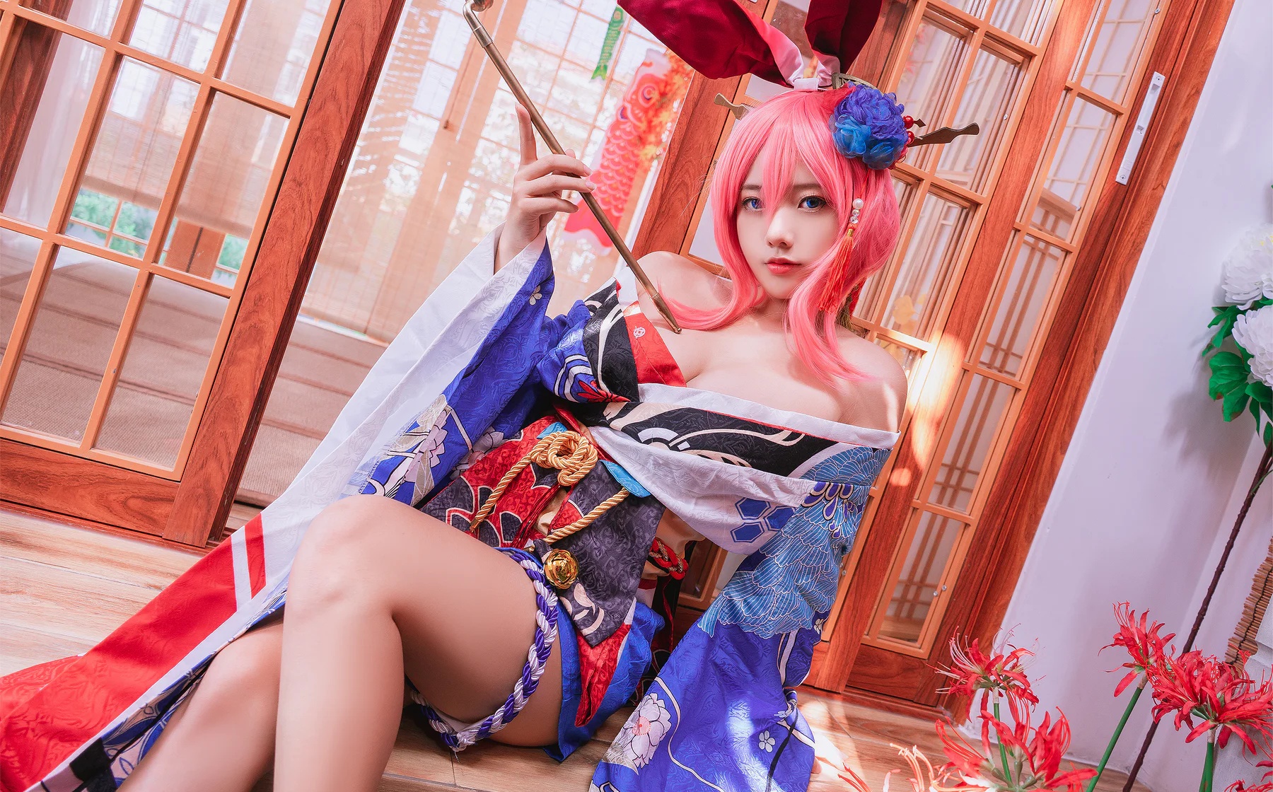 华裔Coser美女_Messie Huang_No.045 &ndash; Yae Sakura Honkai Impact 3rd [37P]Xiuren秀人写真高清美女套图写真下载-看套图看套图