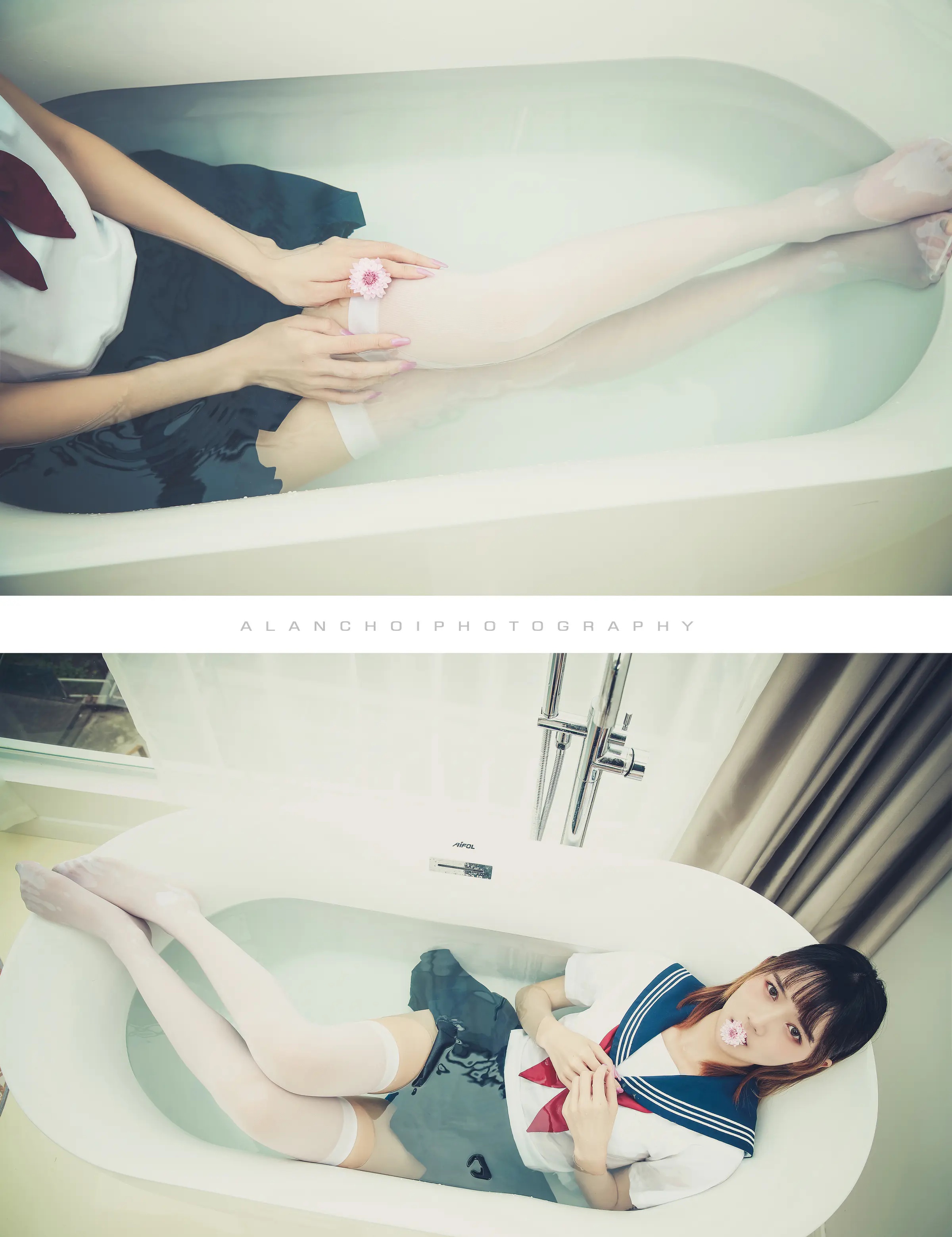 颜值博主_兔子Zzz不吃胡萝卜_No.130 &ndash; JK纯欲-愛倫出品 [12P]-看套图