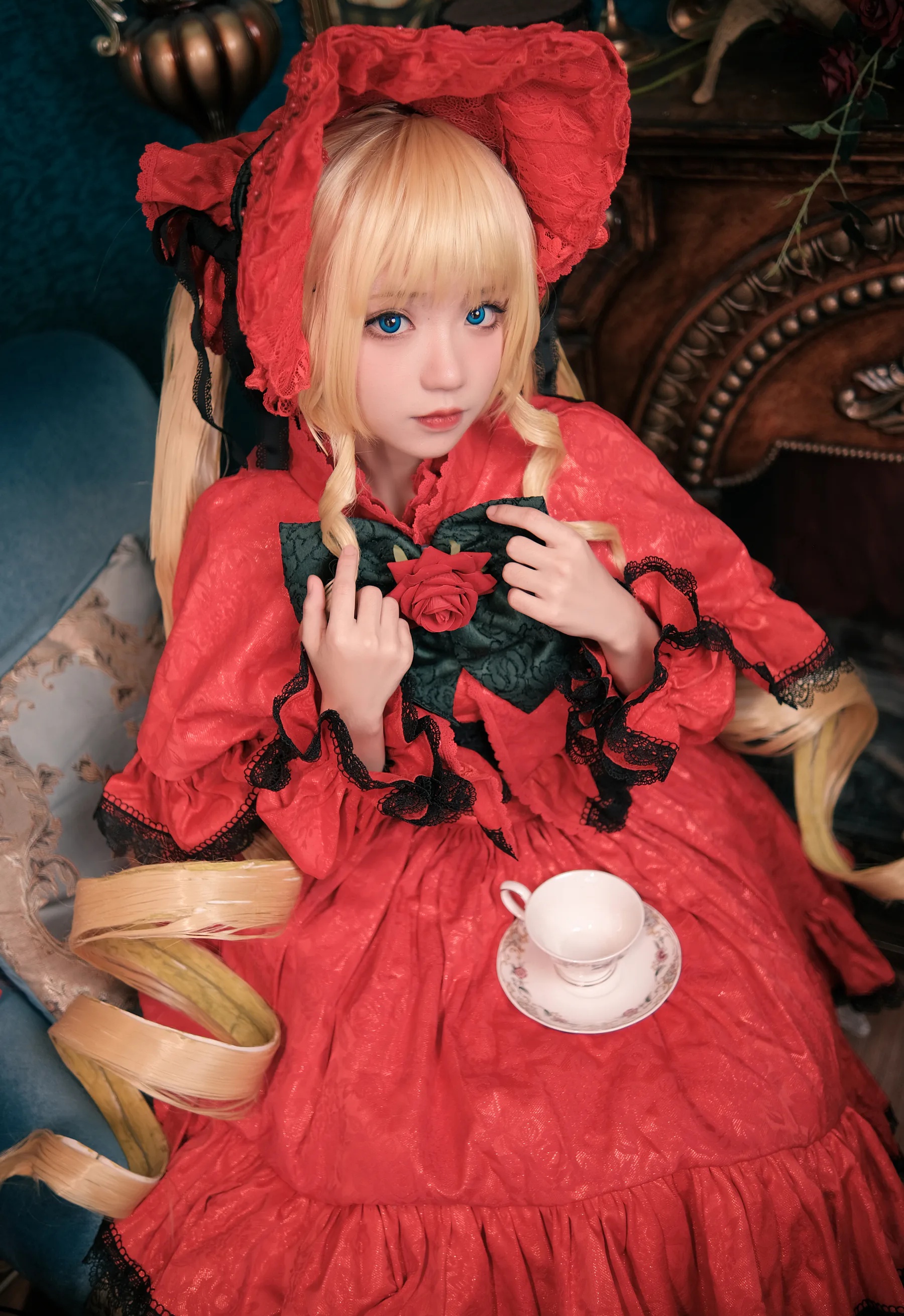 动漫博主_花柒hana_No.018 &ndash; 蔷薇少女真红 主题写真 [13P]Xiuren秀人写真高清美女套图写真下载-看套图看套图