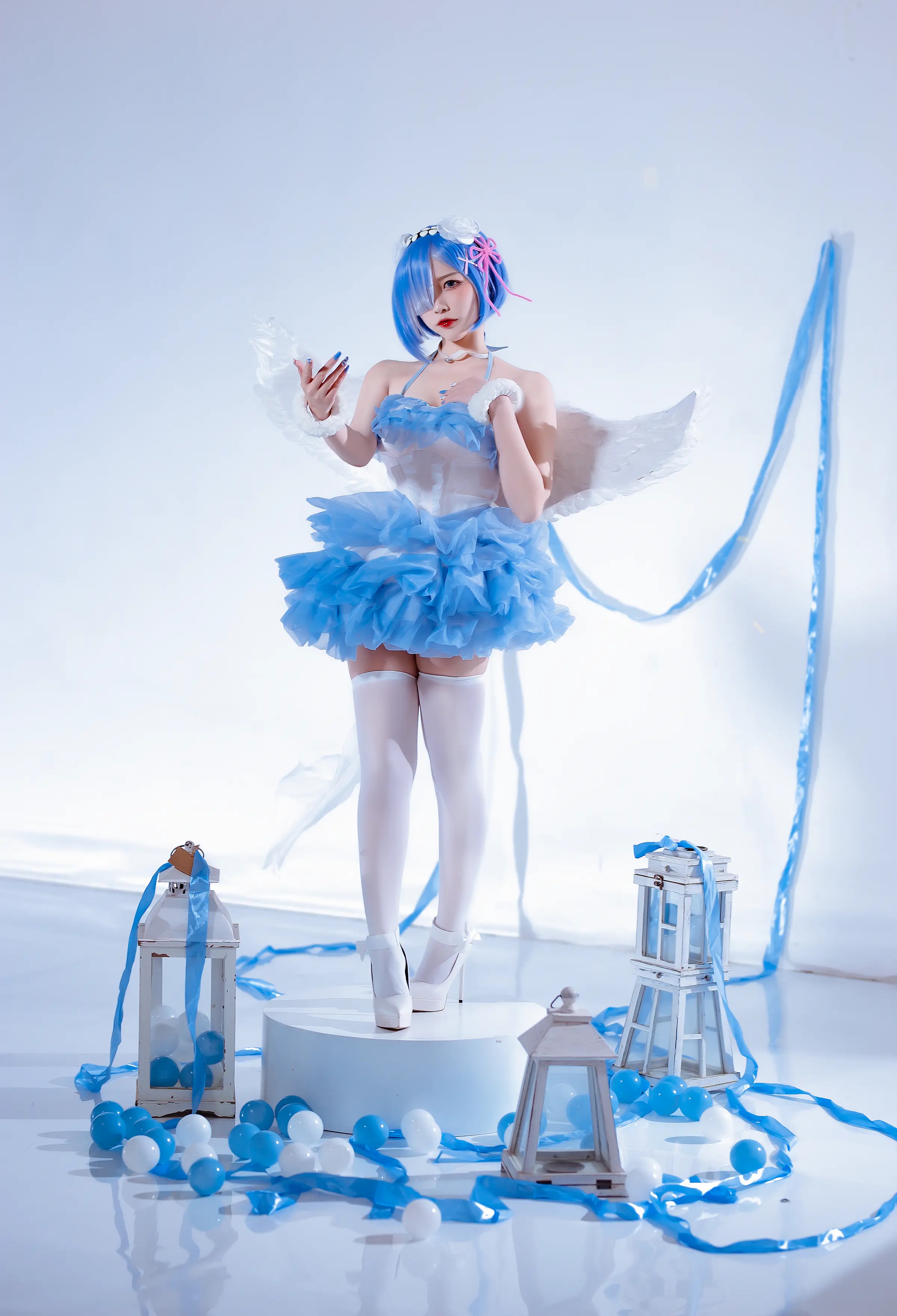 Coser美女_二佐nisa_No.124 &ndash; 蕾姆天使 主题写真 [15P]Xiuren秀人写真高清美女套图写真下载-看套图看套图