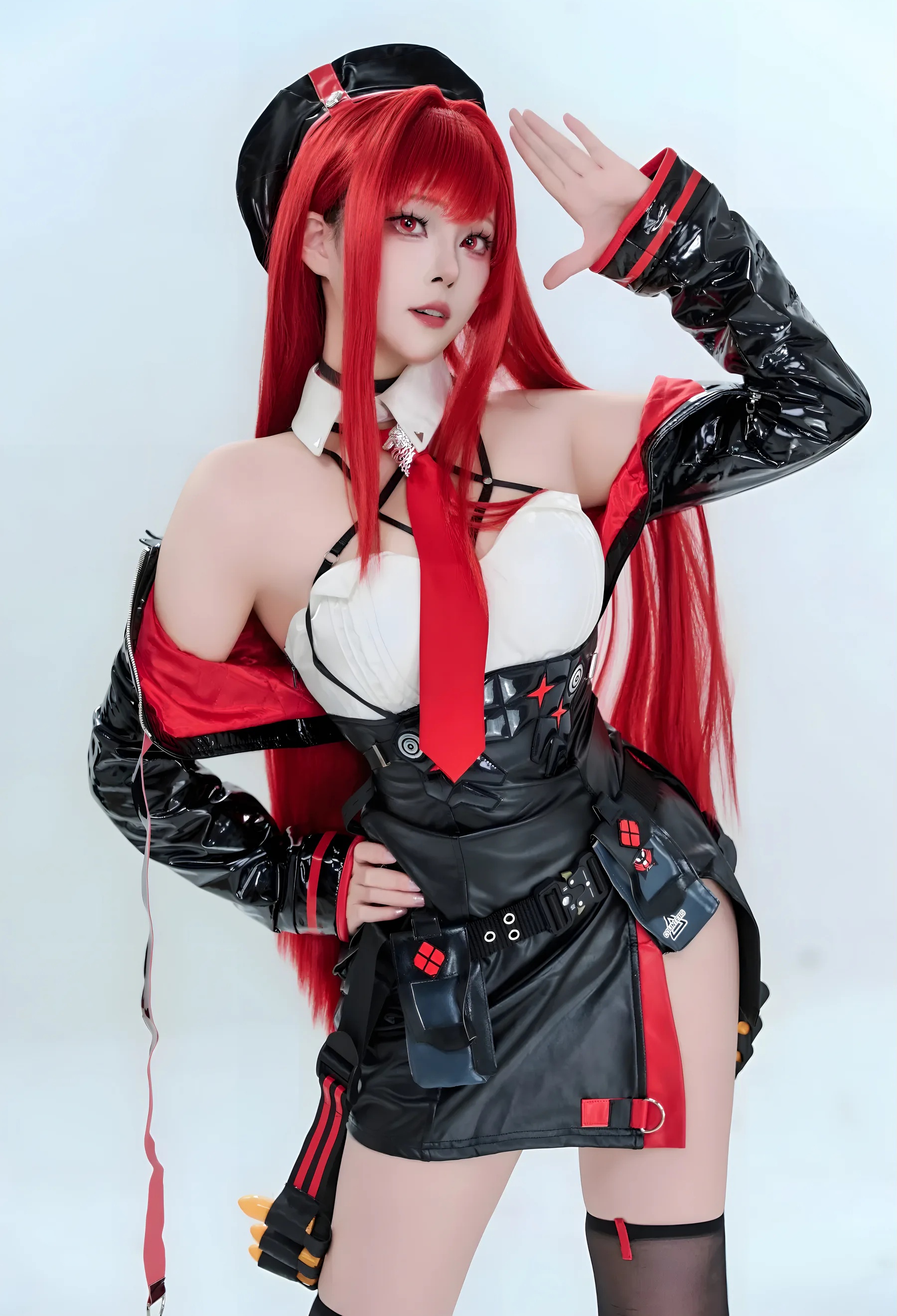 网络美女_Natsuko夏夏子_No.100 Nikke 拉毗 小红帽 [77P]Xiuren秀人写真高清美女套图写真下载-看套图看套图