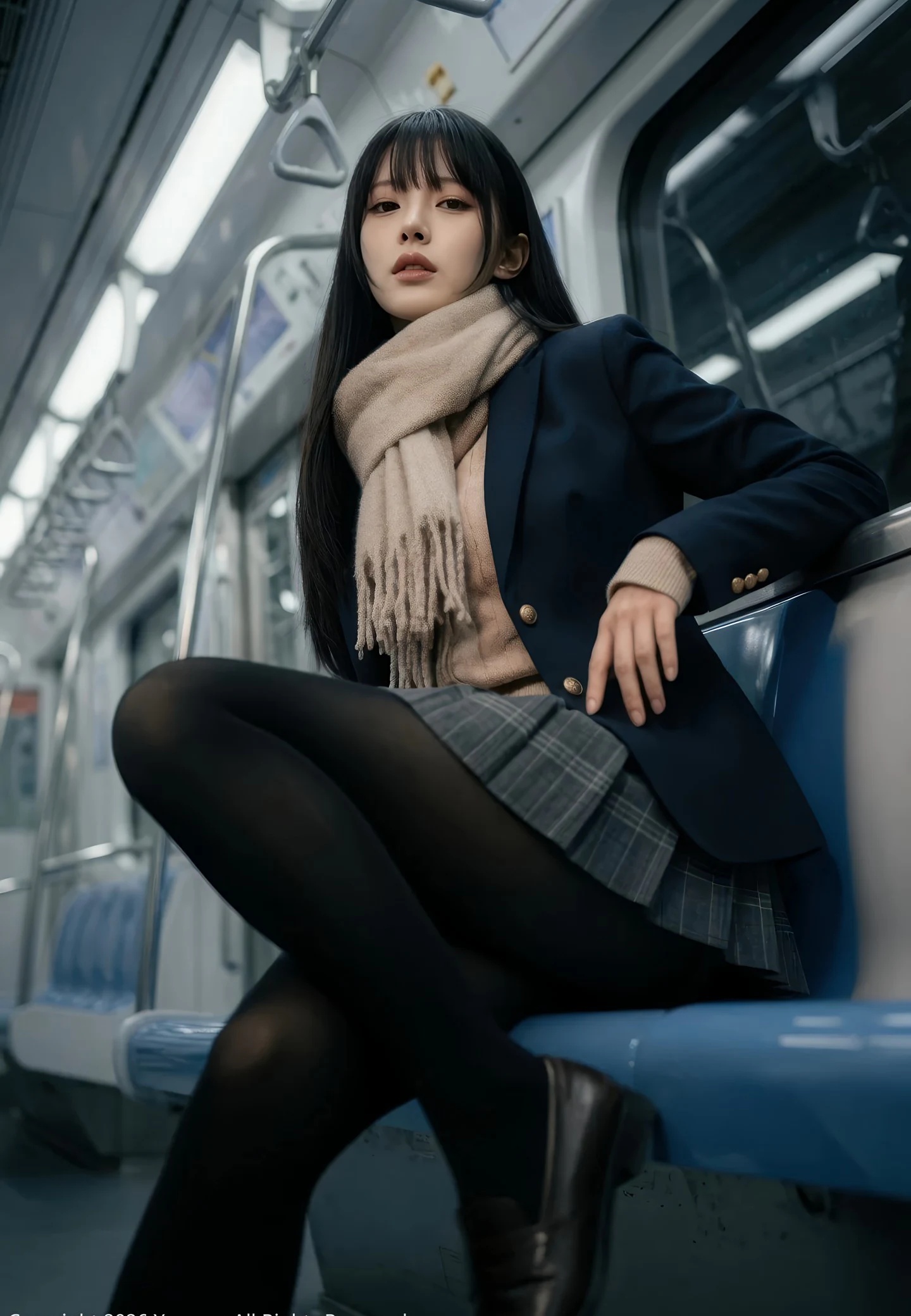 AIG美女_No.545_芭喜mila_白衬衫配JK短裙 主题写真 [67+1P]-看套图