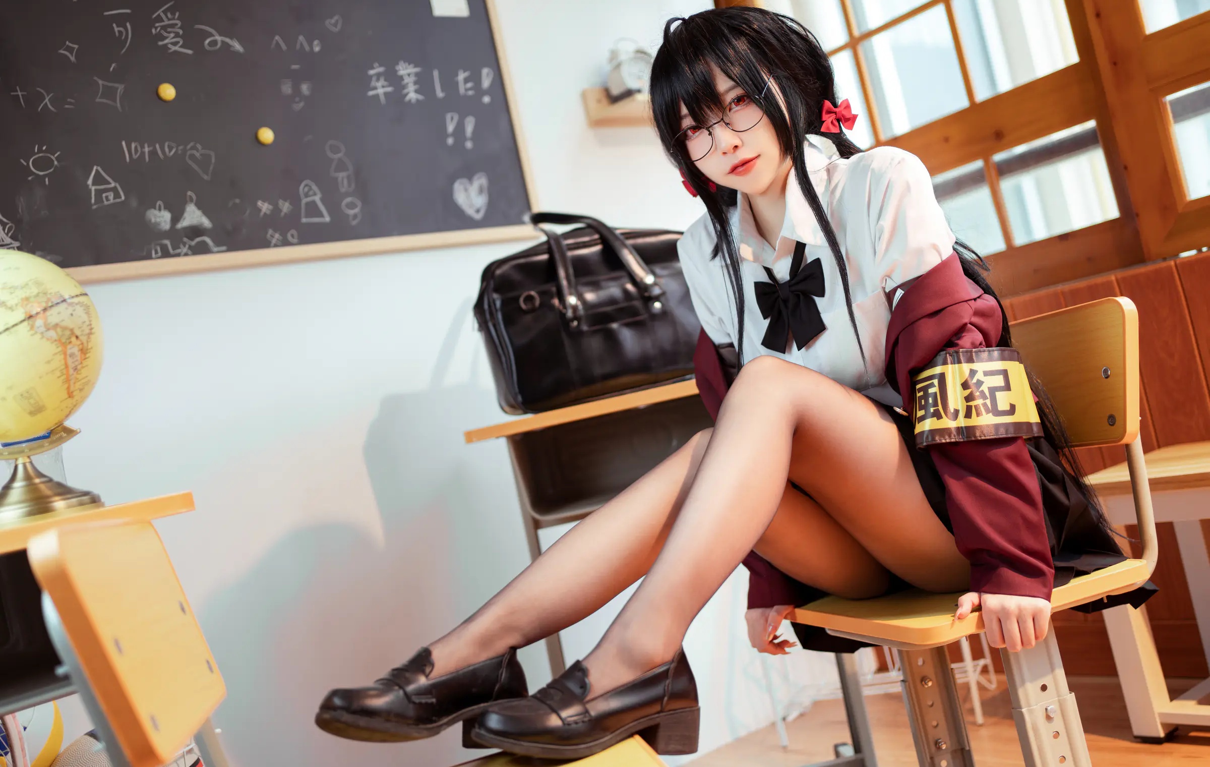 Coser美女_二佐nisa_No.131 &ndash; 碧蓝大凤jk 主题写真 [21P]Xiuren秀人写真高清美女套图写真下载-看套图看套图