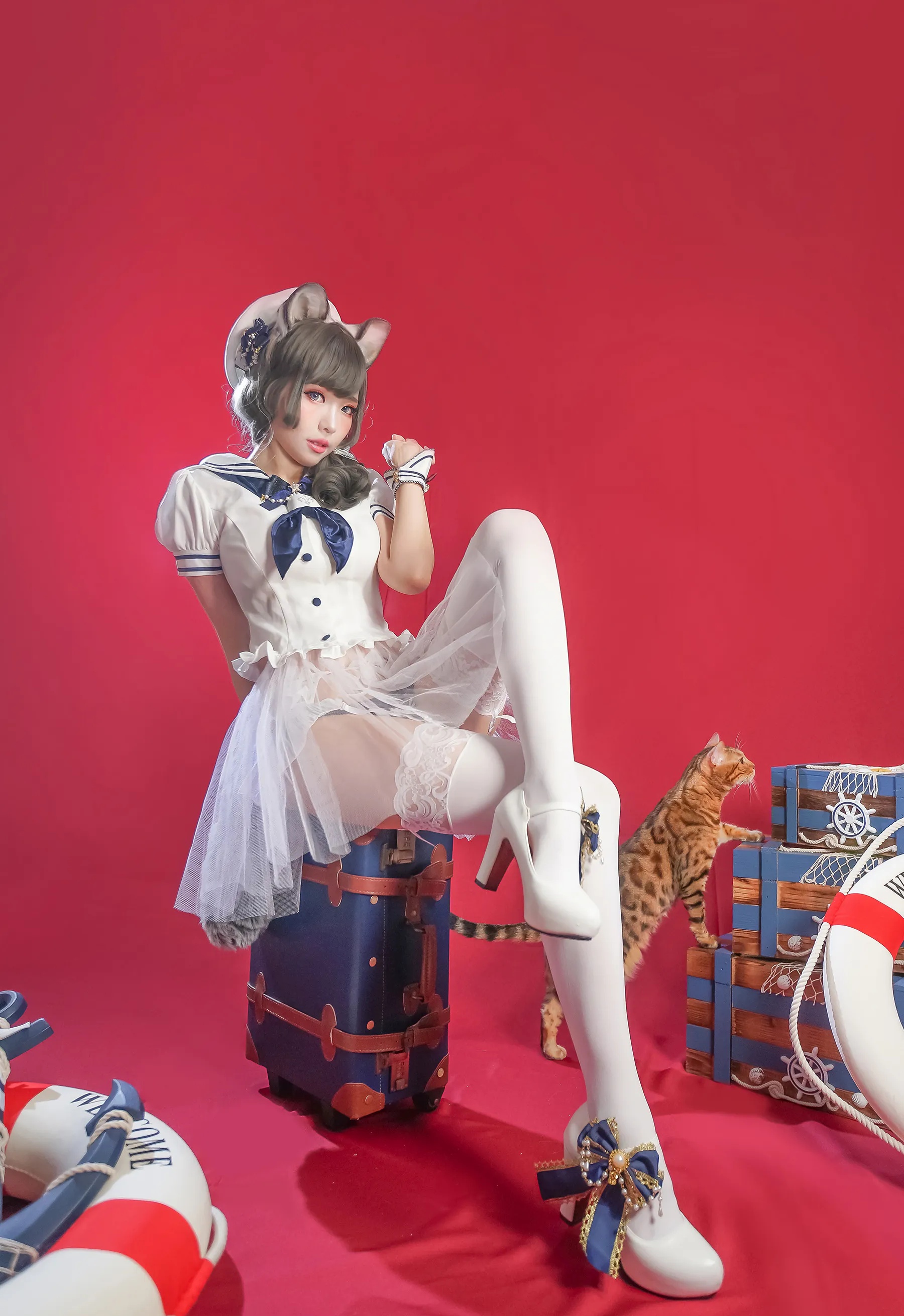 Coser妹子_ElyEE子_No.048 灰太狼-jk 主题写真 [22P]Xiuren秀人写真高清美女套图写真下载-看套图看套图