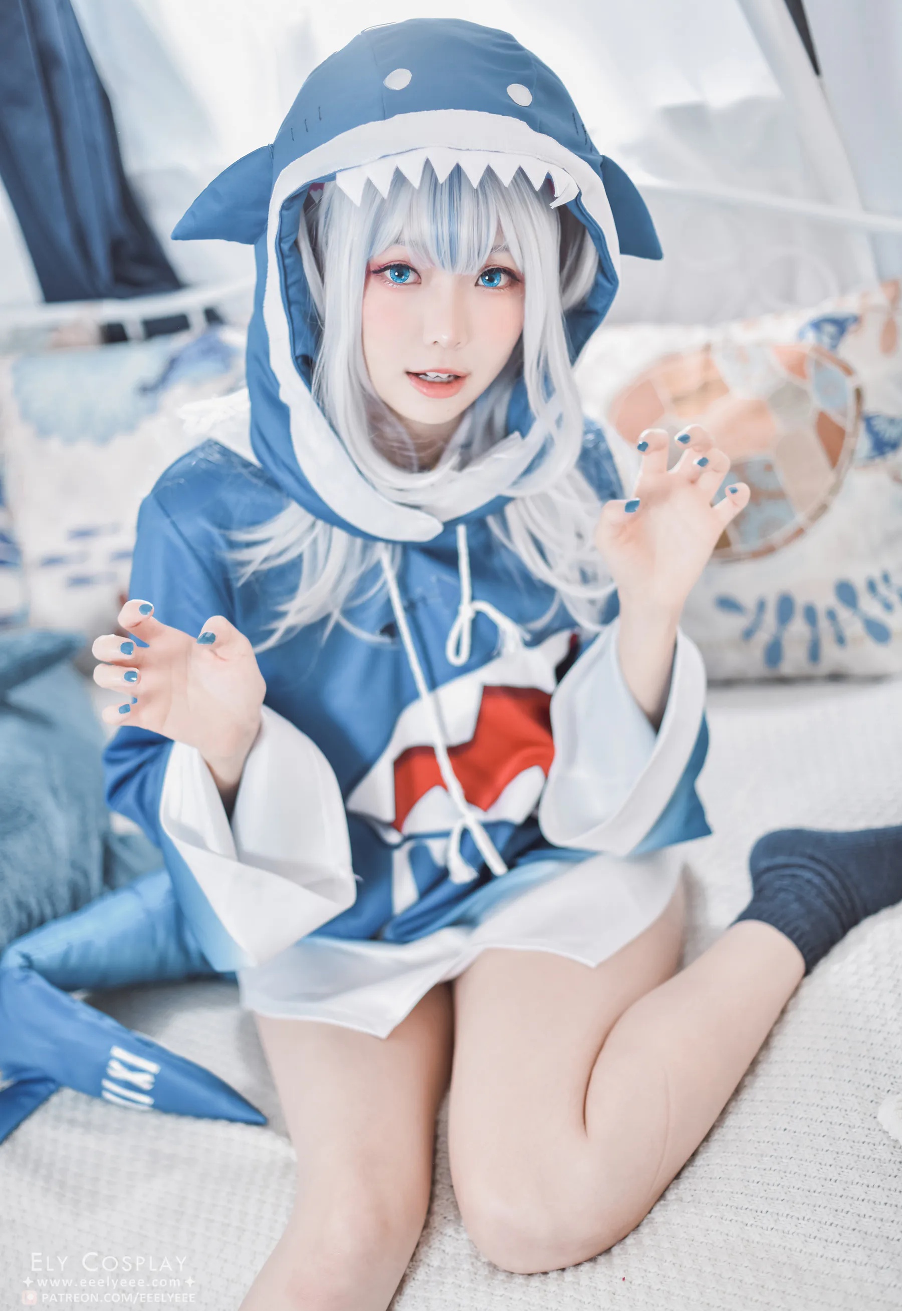 Coser妹子_ElyEE子_No.070 噶呜&middot;古拉(小鲨鲨) 主题写真 [44P]-看套图