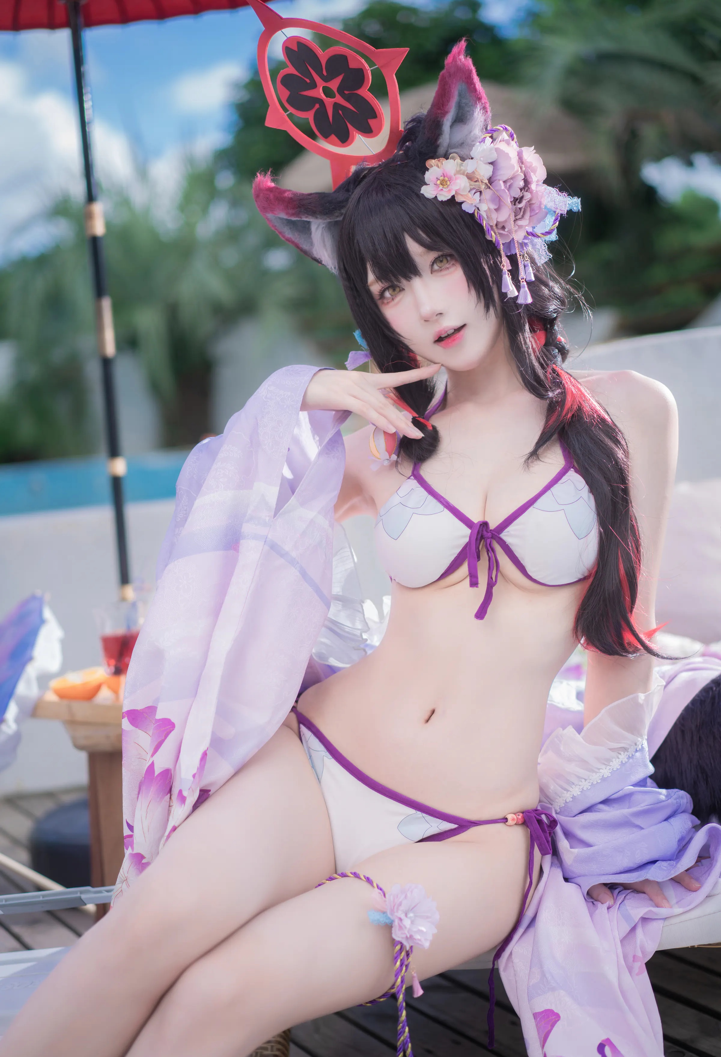动漫博主_阿包也是兔娘_No.107 &ndash; 若藻水着 主题写真 [32P]Xiuren秀人写真高清美女套图写真下载-看套图看套图
