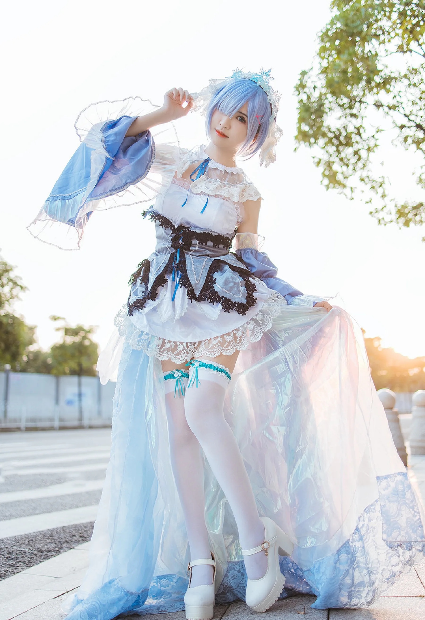 动漫博主_鳗鱼霏儿_No.094 夏日 主题写真 [22P]Xiuren秀人写真高清美女套图写真下载-看套图看套图