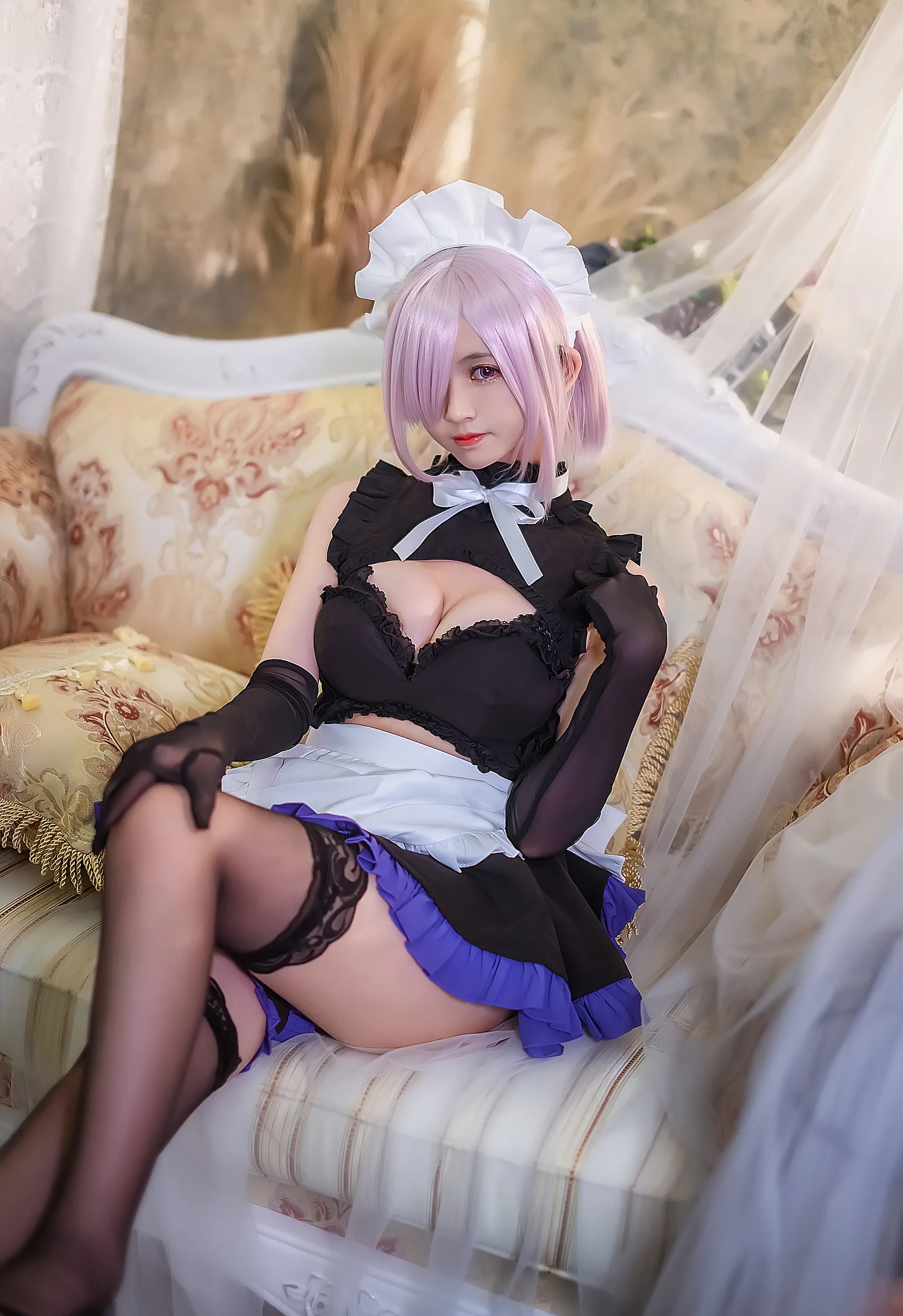 动漫博主_鳗鱼霏儿_No.063 玛修 女仆 主题写真 [12P]Xiuren秀人写真高清美女套图写真下载-看套图看套图