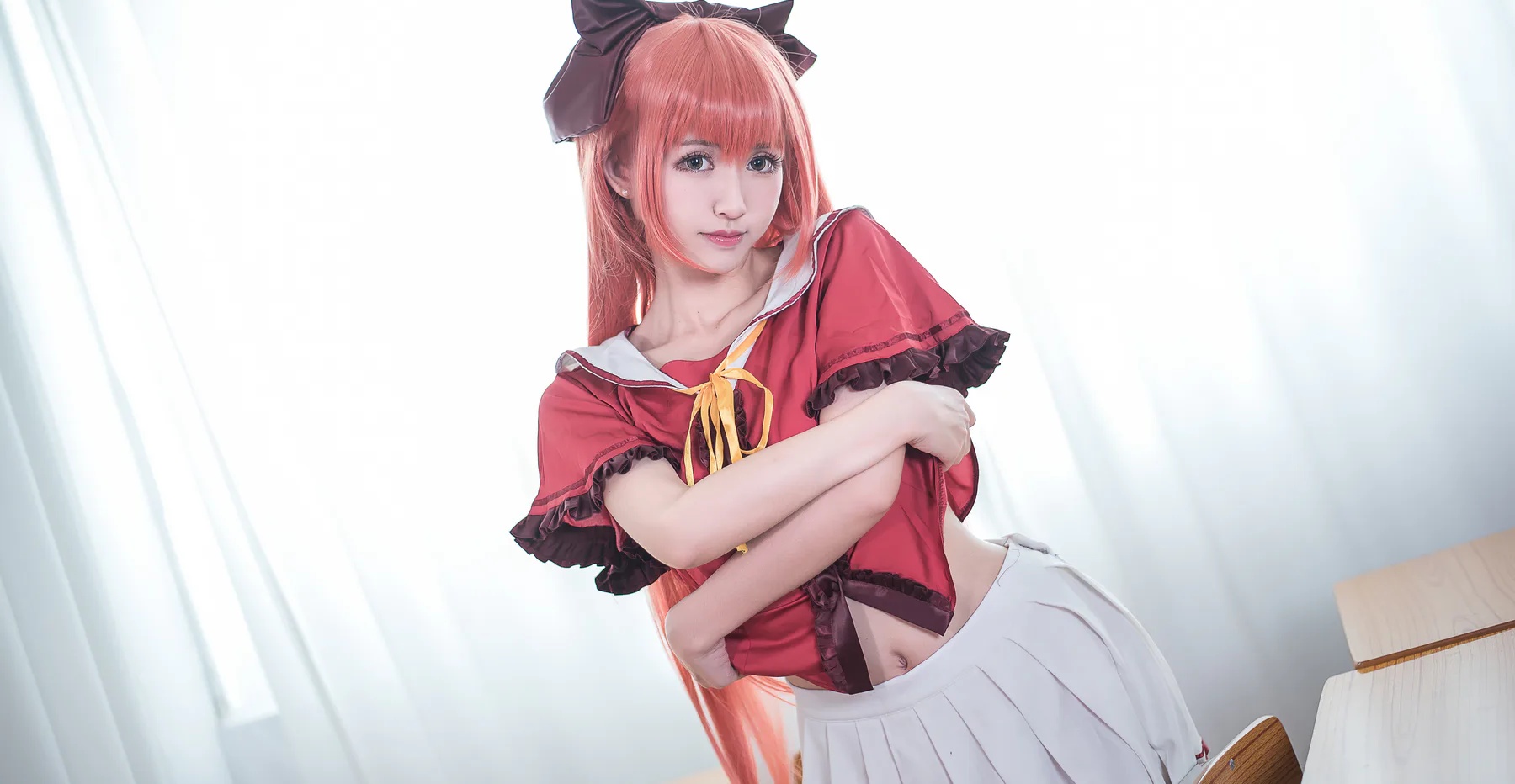 动漫博主_鳗鱼霏儿_No.008 红发魔女 主题写真 [20P]Xiuren秀人写真高清美女套图写真下载-看套图看套图