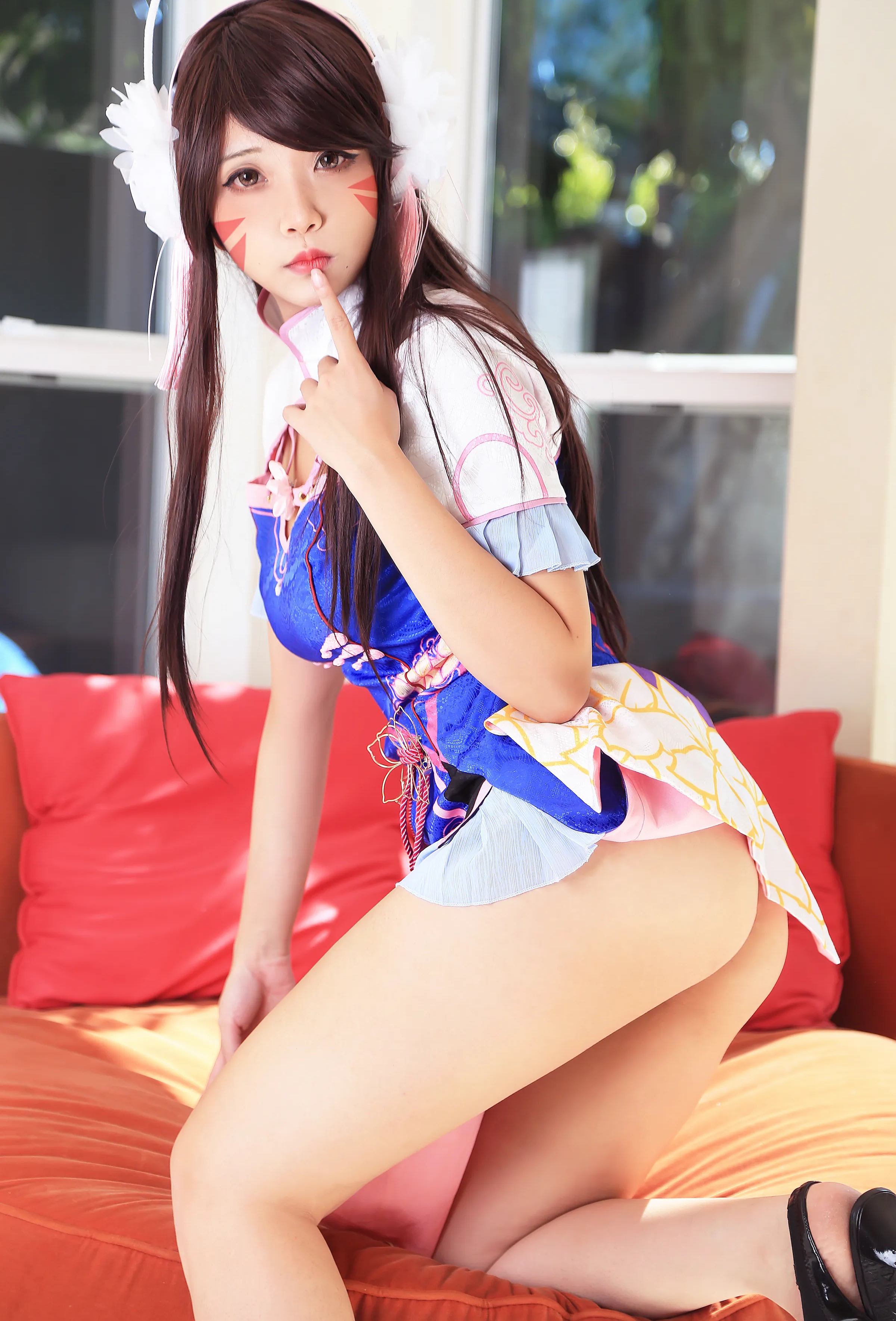 越南Coser美女_Hana Bunny_No.041 &ndash; Cheongsam D.va 主题写真 [8P]Xiuren秀人写真高清美女套图写真下载-看套图看套图