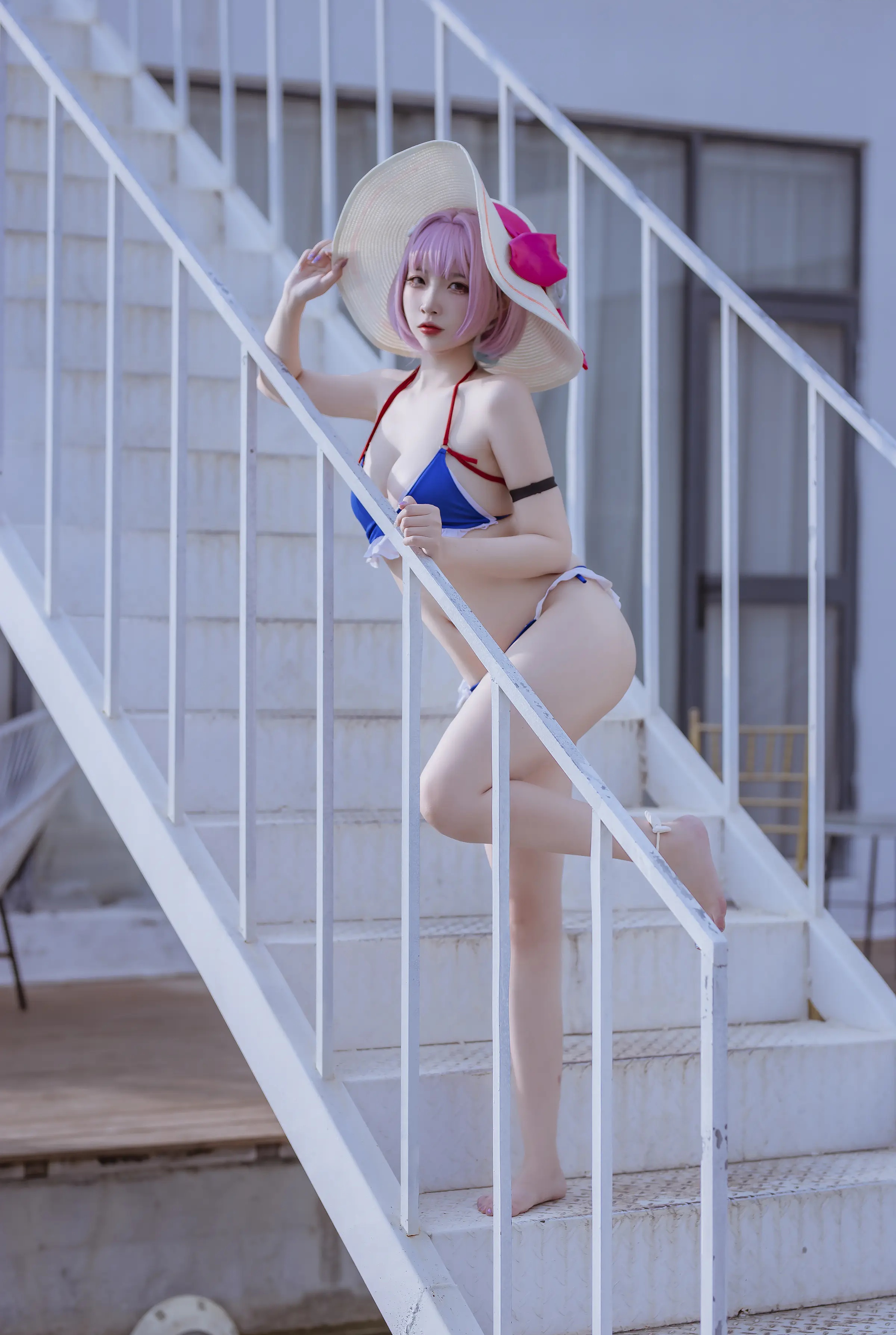 Coser美女_二佐nisa_No.135 &ndash; 碧蓝塔尔图泳装 主题写真 [23P]Xiuren秀人写真高清美女套图写真下载-看套图看套图