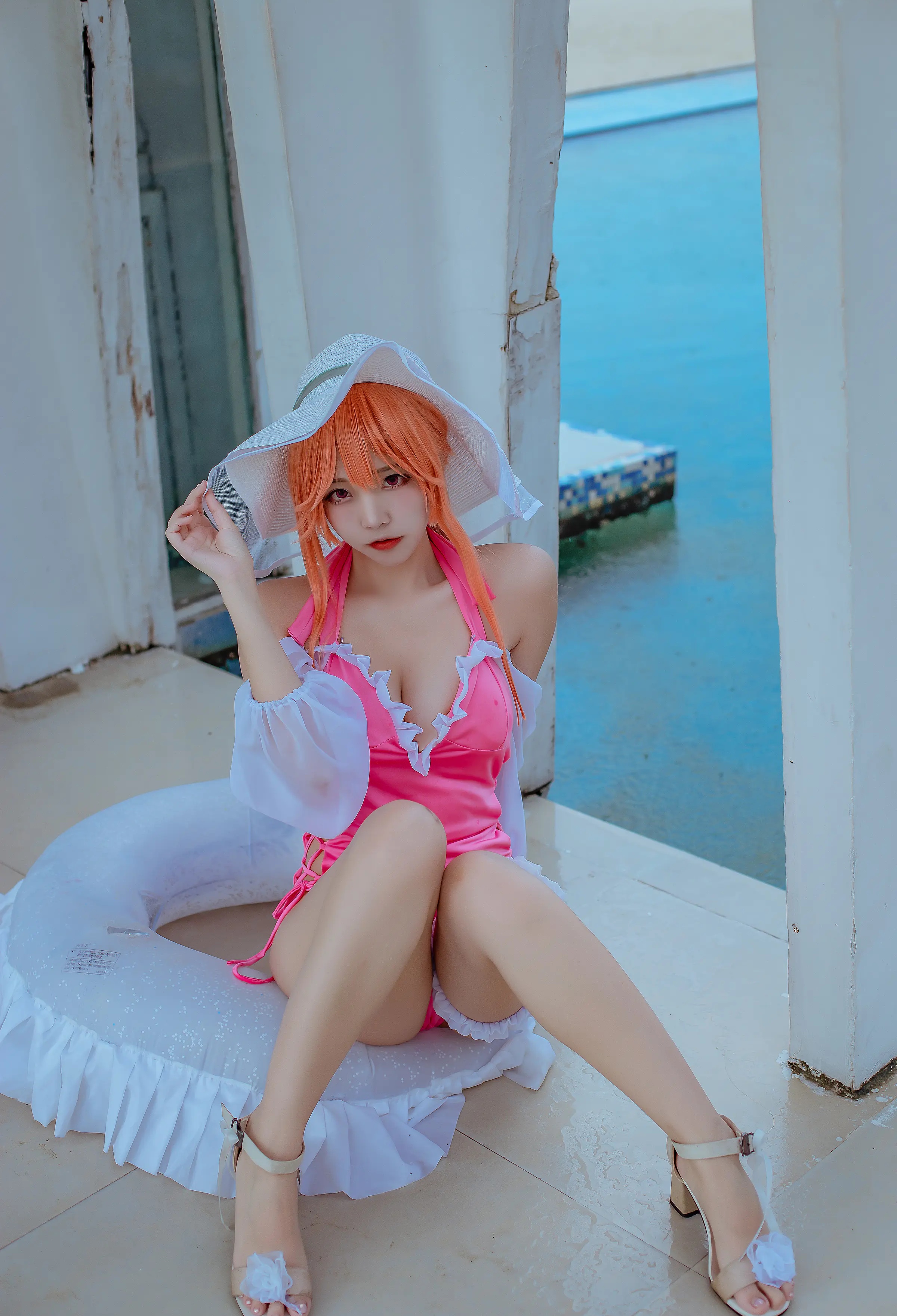 Coser美女_二佐nisa_No.112 &ndash; 碧蓝航线 黎塞留泳装 主题写真 [9P]Xiuren秀人写真高清美女套图写真下载-看套图看套图