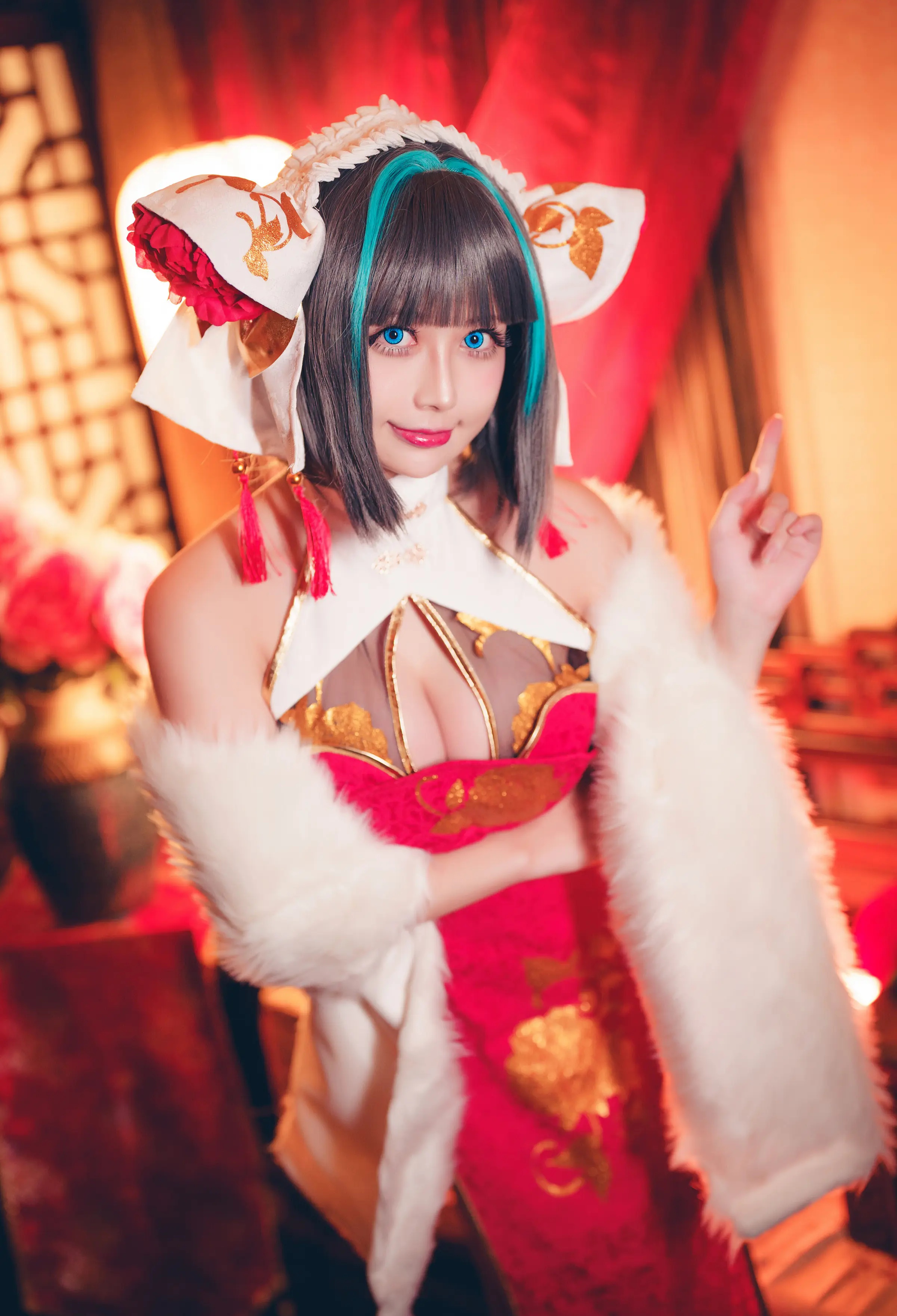 台湾Coser美女_沖田凜花Rinka_No.052 &ndash; Cheshire [15P]Xiuren秀人写真高清美女套图写真下载-看套图看套图