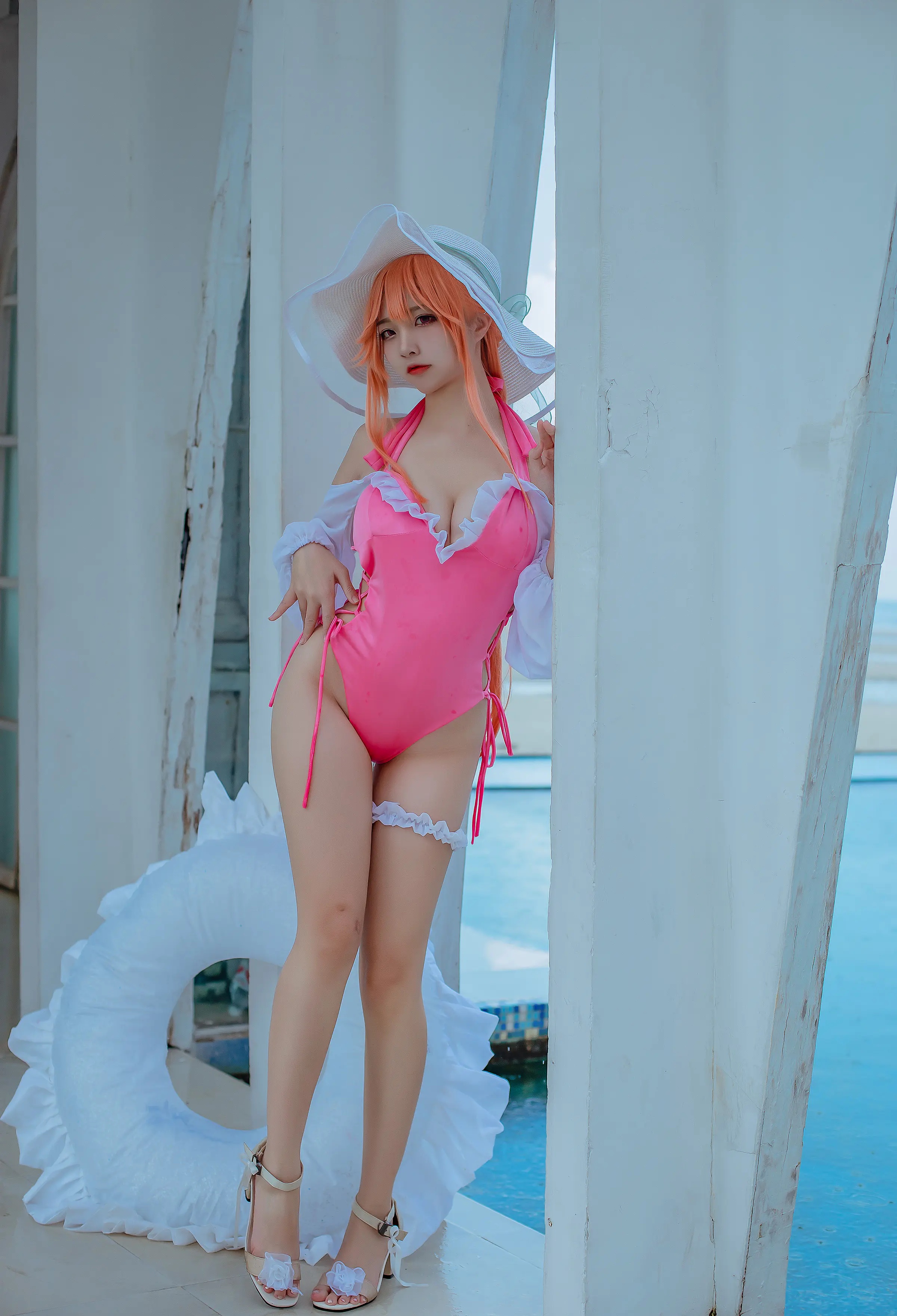 Coser美女_二佐nisa_No.112 &ndash; 碧蓝航线 黎塞留泳装 主题写真 [9P]Xiuren秀人写真高清美女套图写真下载-看套图看套图