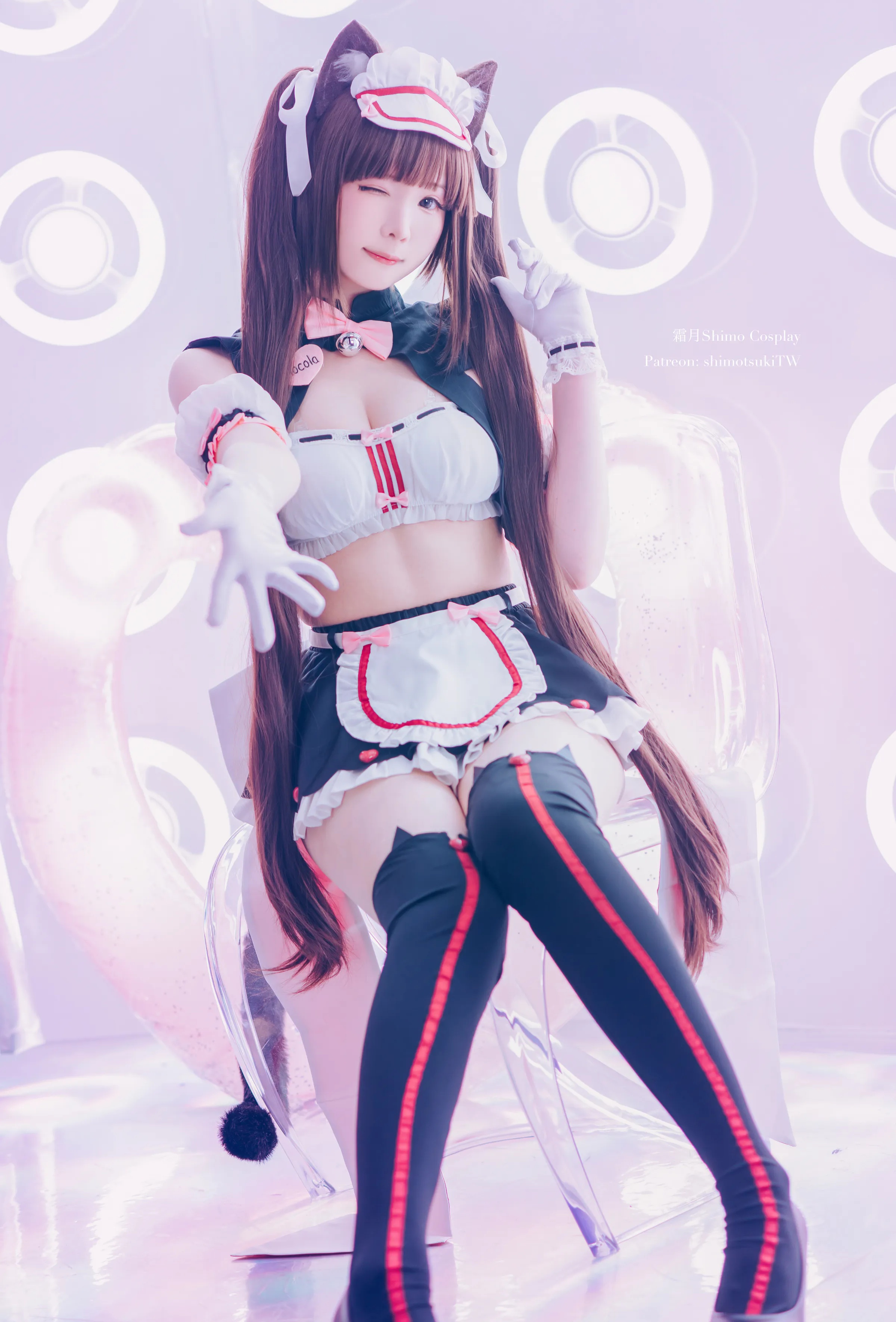 Coser美女_霜月shimo_No.056 &ndash; NEKOPARA 巧克力赛车服 主题写真 [12P]Xiuren秀人写真高清美女套图写真下载-看套图看套图