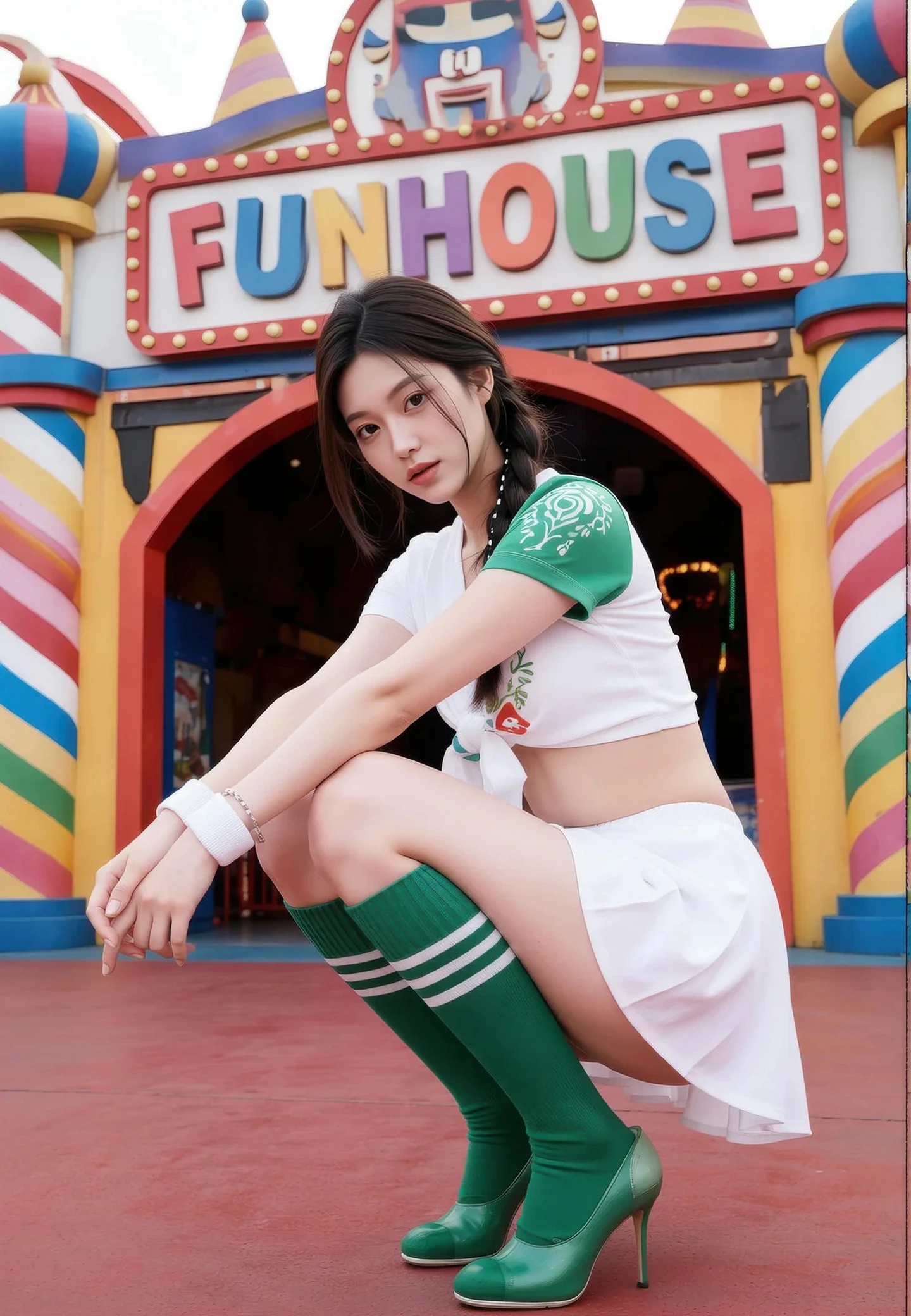 AIG美女_No.607_熙蕾学姐_性感白色短裙 主题写真 [66+1P]Xiuren秀人写真高清美女套图写真下载-看套图看套图