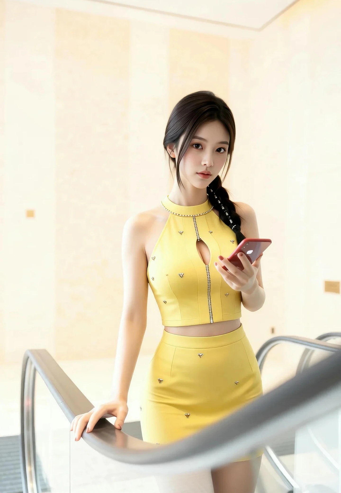 AIG美女_No.631_熙蕾学姐_黄色套装 主题写真 [66+1P]Xiuren秀人写真高清美女套图写真下载-看套图看套图