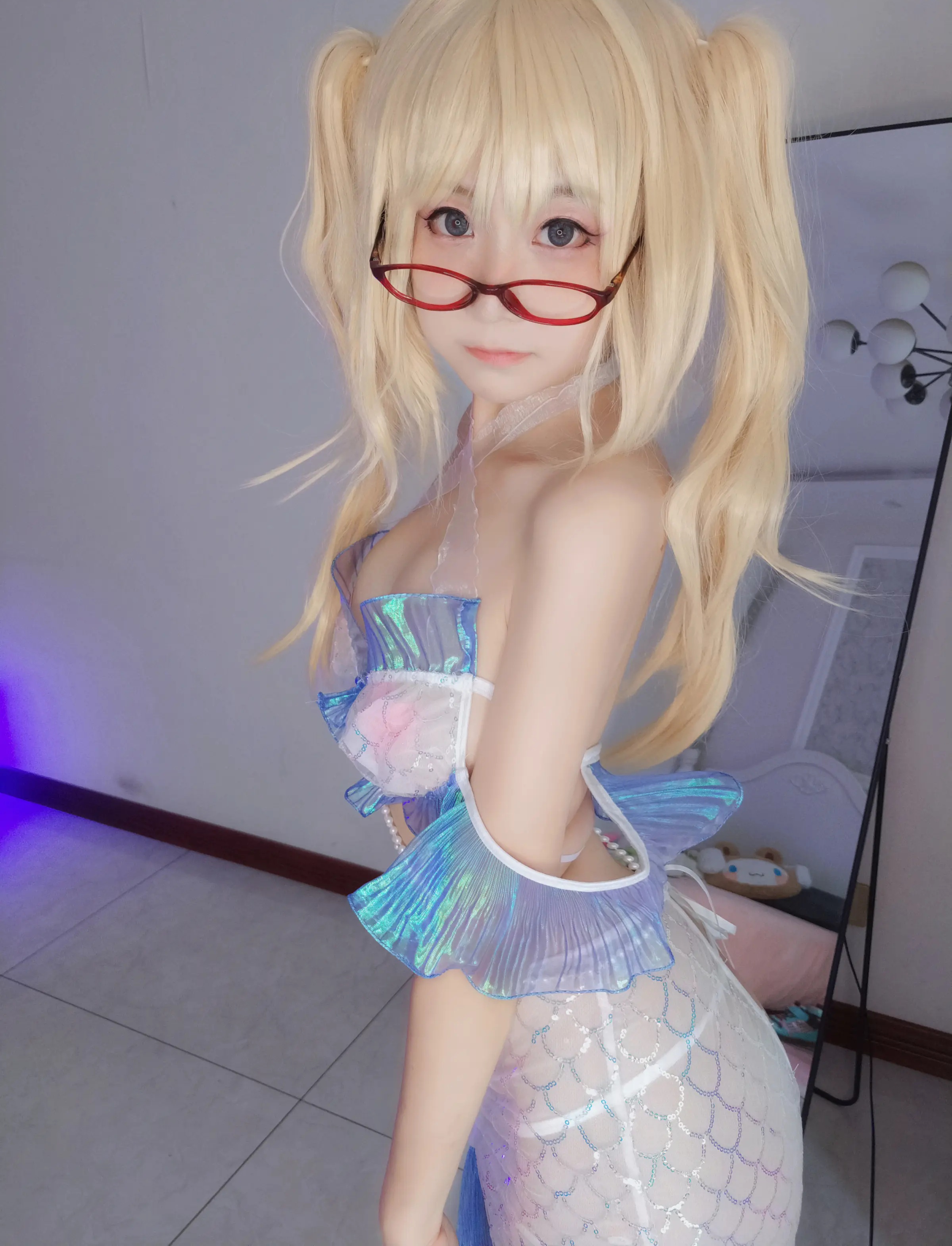 Coser美女_软妹摇摇乐yoyo_No.091 美人鱼 [34P]Xiuren秀人写真高清美女套图写真下载-看套图看套图