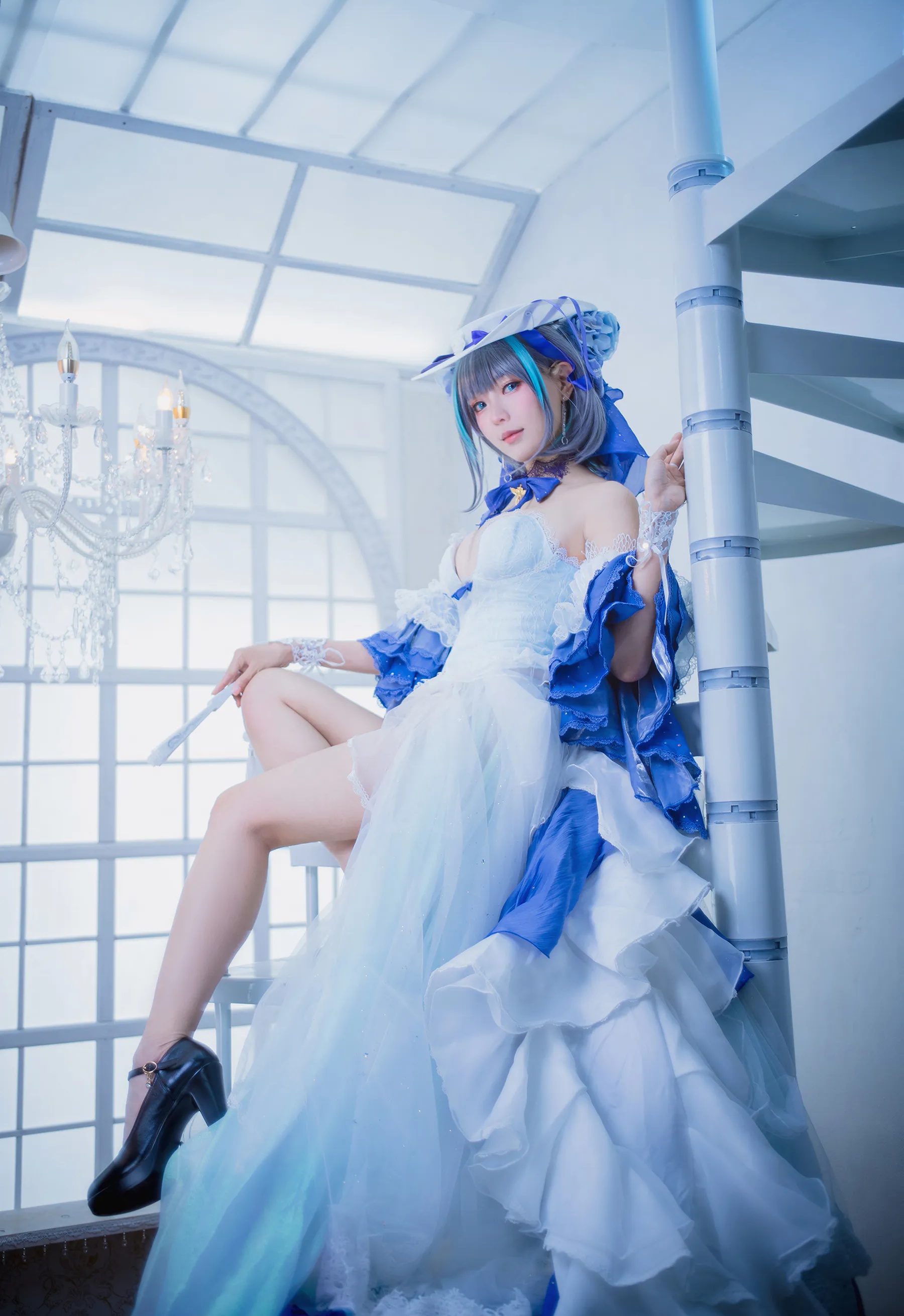 Coser妹子_ElyEE子_No.114 Cheshire Dress柴郡禮服 [25P]-看套图