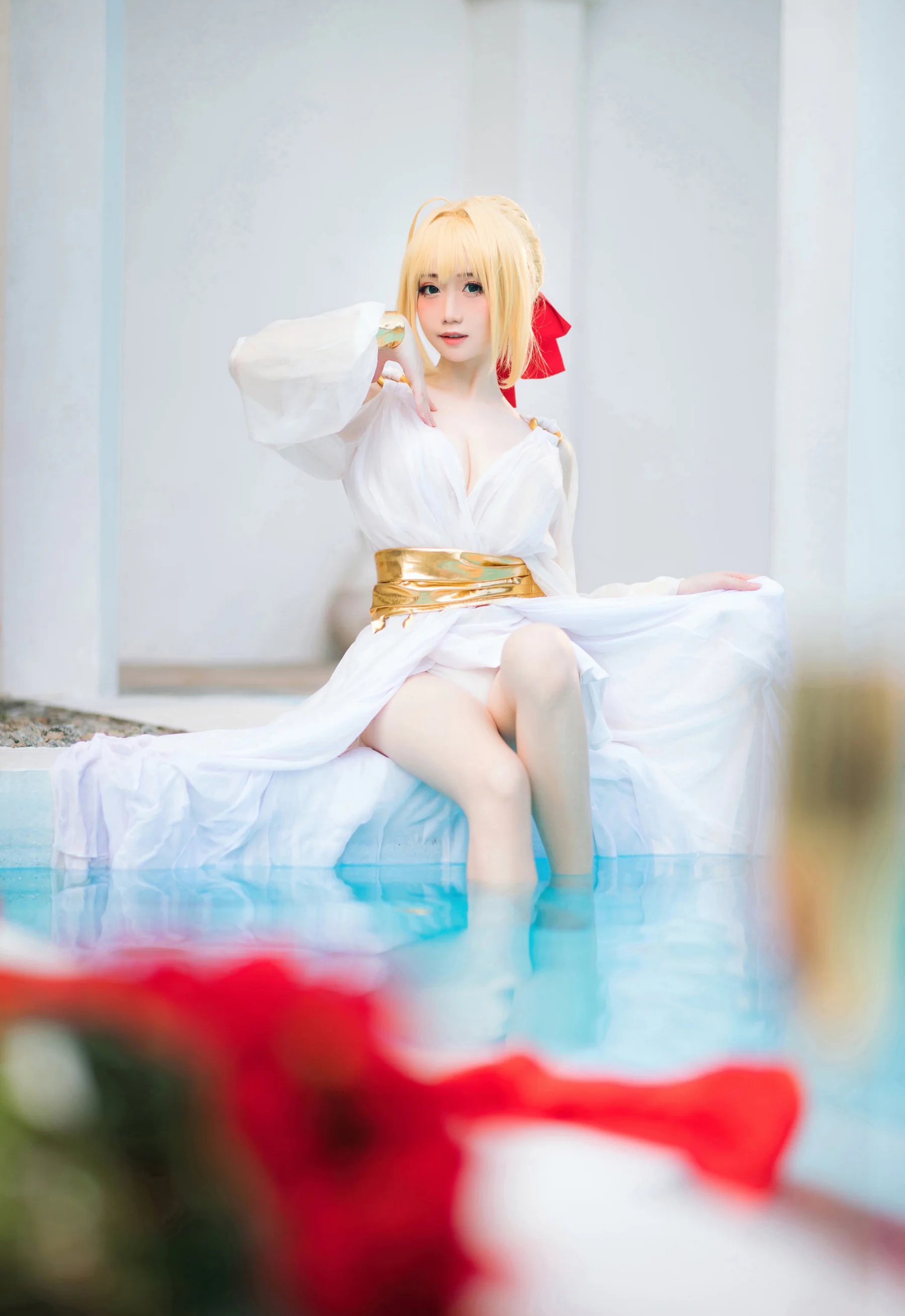 Coser美女_焖焖碳_No.047 &ndash; FGO 尼禄睡裙 主题写真 [27P]-看套图