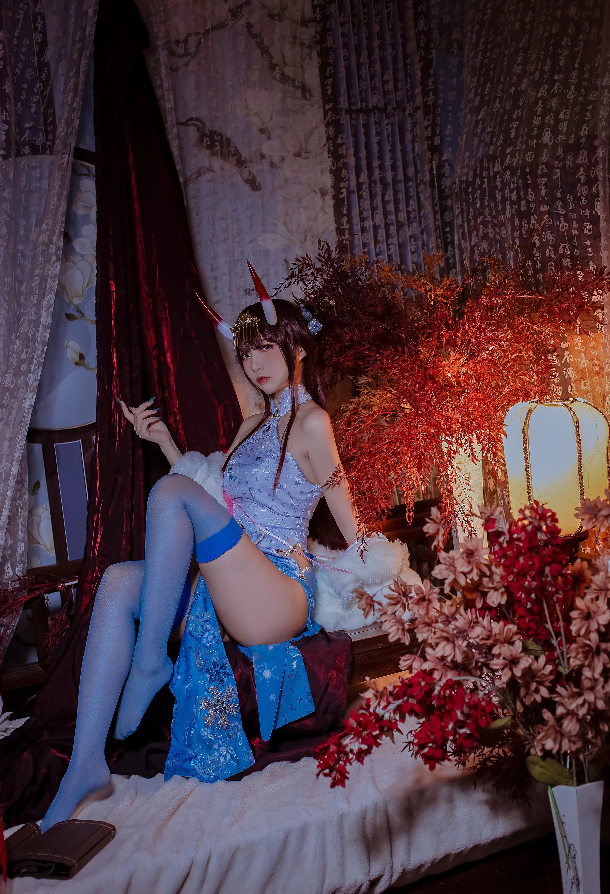 Coser美女_二佐nisa_No.105 &ndash; 碧蓝航线 能代旗袍 主题写真 [18P]Xiuren秀人写真高清美女套图写真下载-看套图看套图