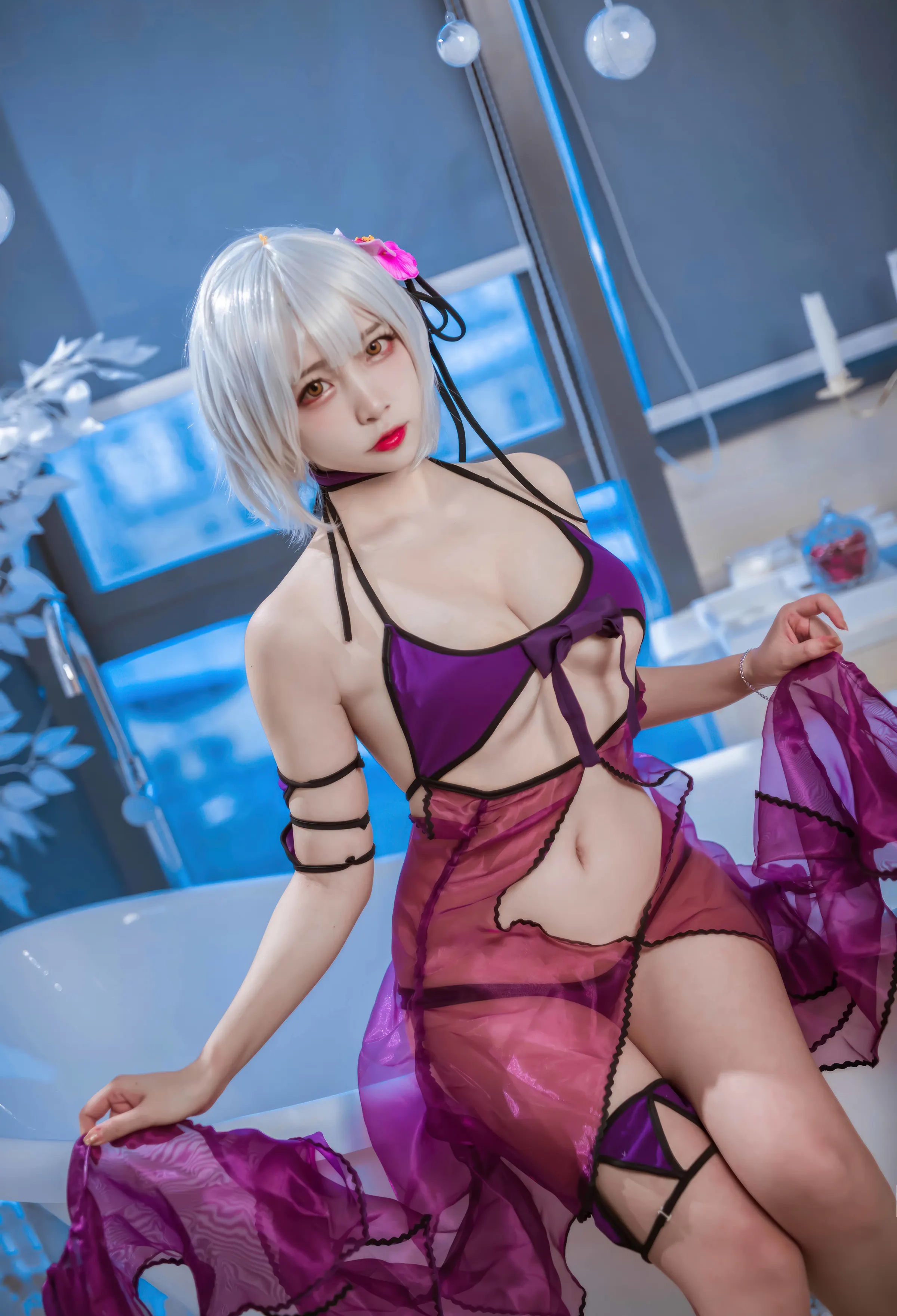 Coser美女_二佐nisa_No.193 &ndash; FATE 黑贞水着 [40P]-看套图