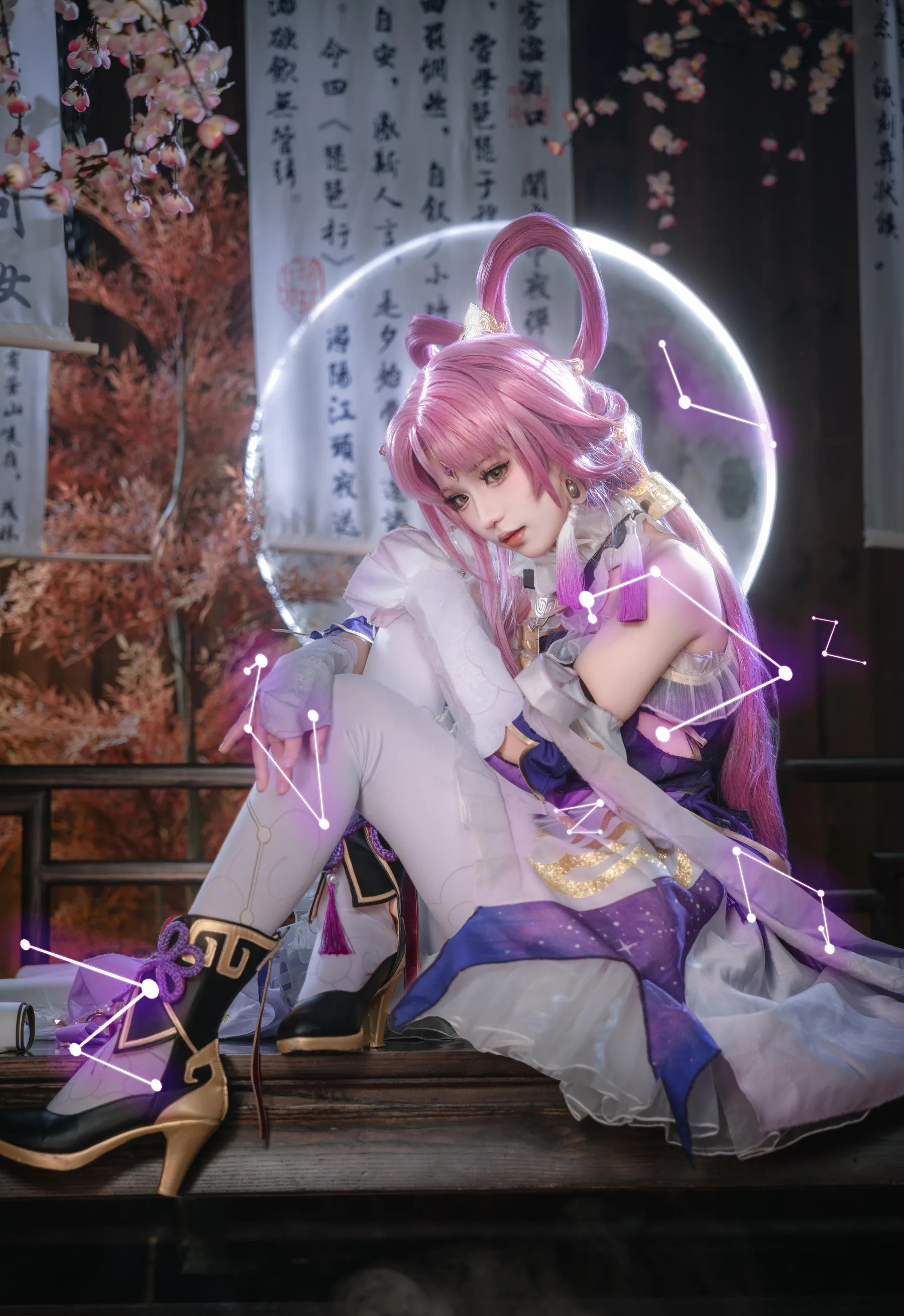 动漫博主_花柒hana_No.036 &ndash; 崩坏&middot;星穹铁道 符玄 [14P]Xiuren秀人写真高清美女套图写真下载-看套图看套图