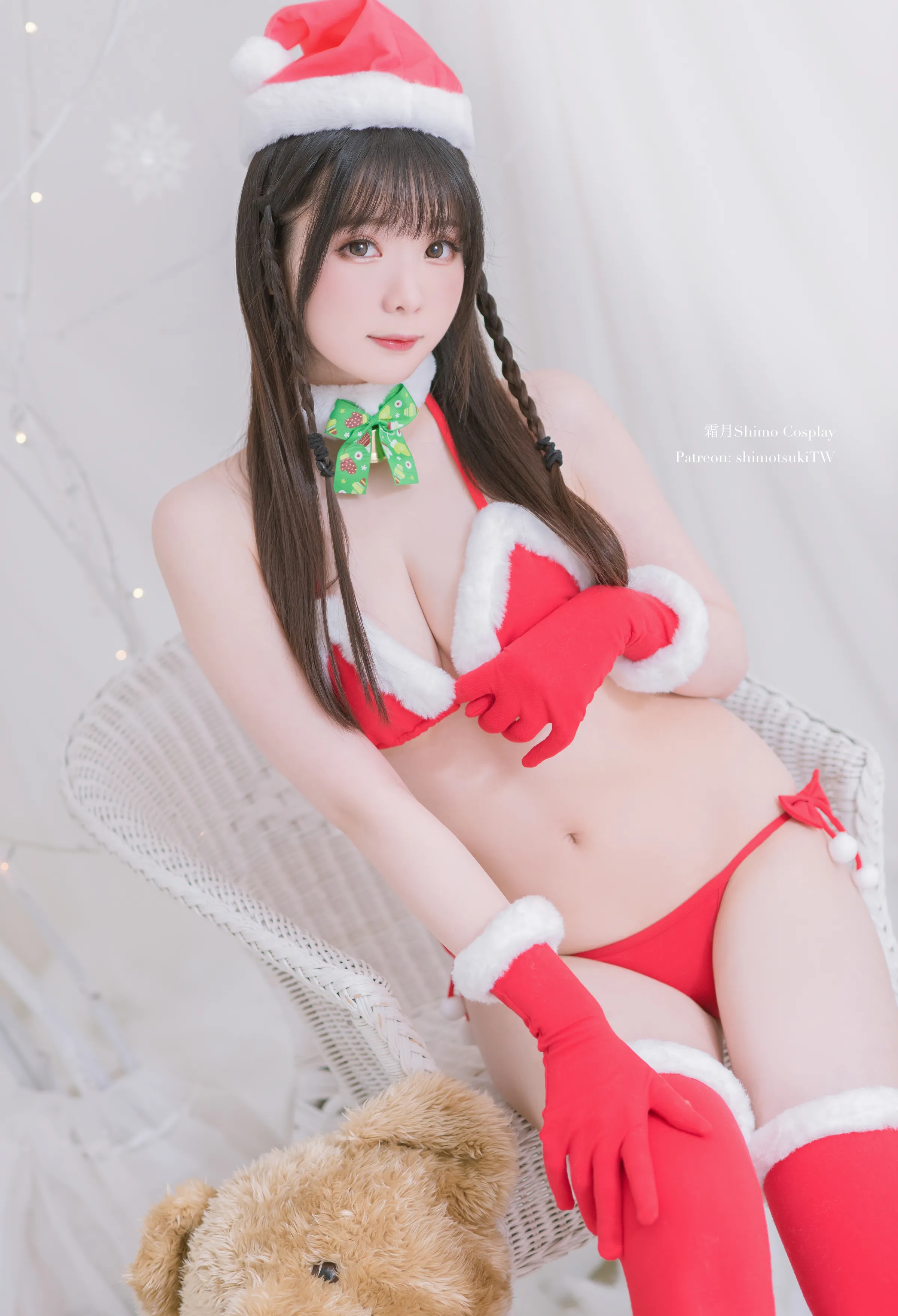 Coser美女_霜月shimo_No.052 &ndash; 圣诞霜月 主题写真 [16P]Xiuren秀人写真高清美女套图写真下载-看套图看套图