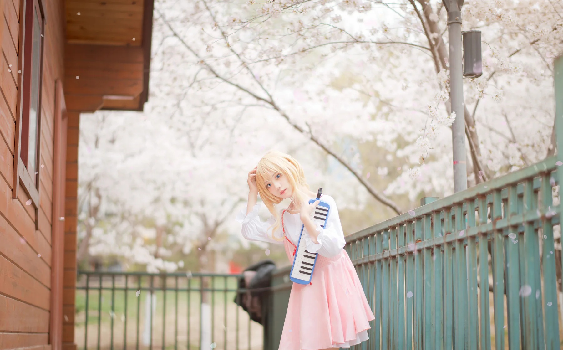 动漫博主_花柒hana_No.020 &ndash; 宫园熏粉裙 主题写真 [9P]Xiuren秀人写真高清美女套图写真下载-看套图看套图