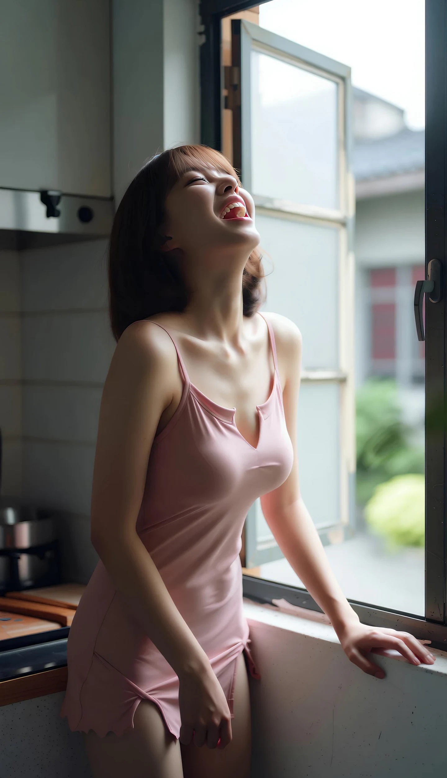 AIG美女_No.458_小乔不乔_粉色连衣短裙 主题写真 [97+1P]Xiuren秀人写真高清美女套图写真下载-看套图看套图