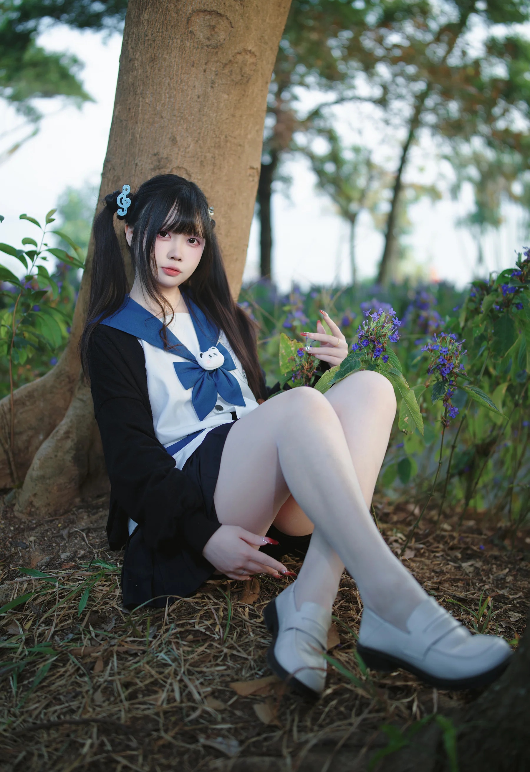 Coser美女_洛桑w伊梓_No.022 &ndash; 双马尾JK 主题写真 [38P]-看套图