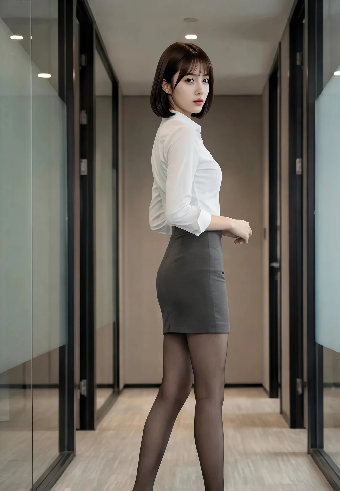 AIG美女_No.522_小乔不乔_性感白衬衫 主题写真 [73+1P]Xiuren秀人写真高清美女套图写真下载-看套图看套图