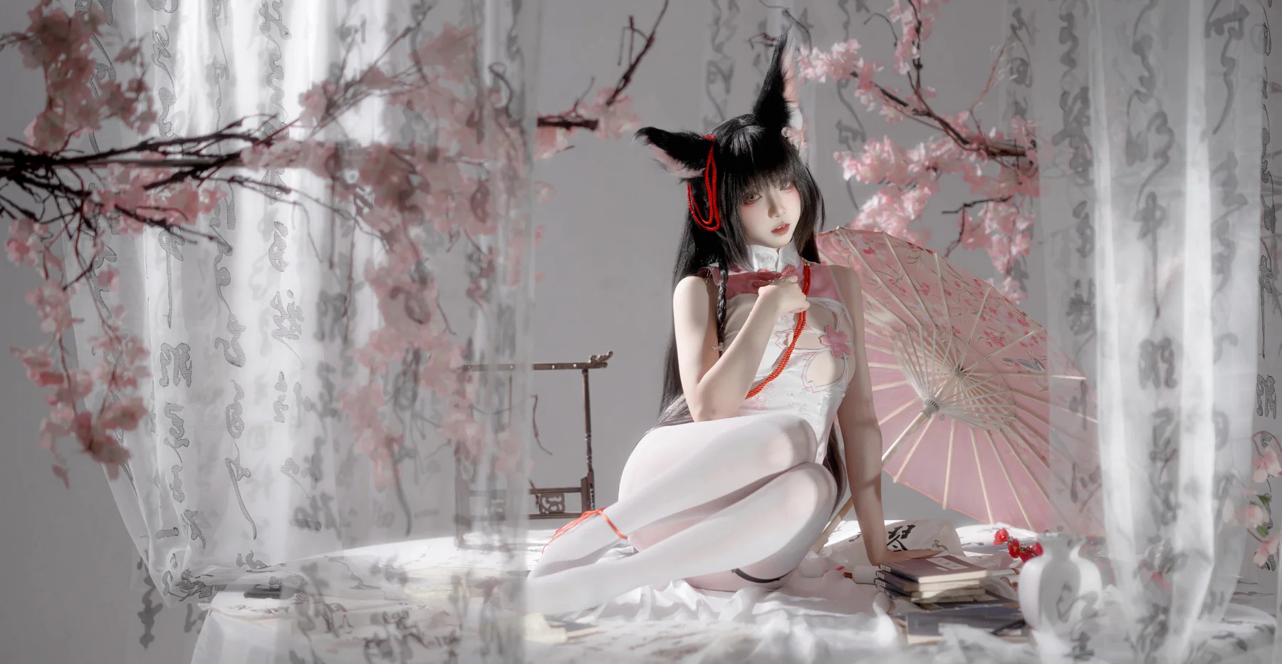 动漫博主_纸悦Etsu_ko_No.037 &ndash; 碧蓝航线 长门旗袍 主题写真 [60P]Xiuren秀人写真高清美女套图写真下载-看套图看套图