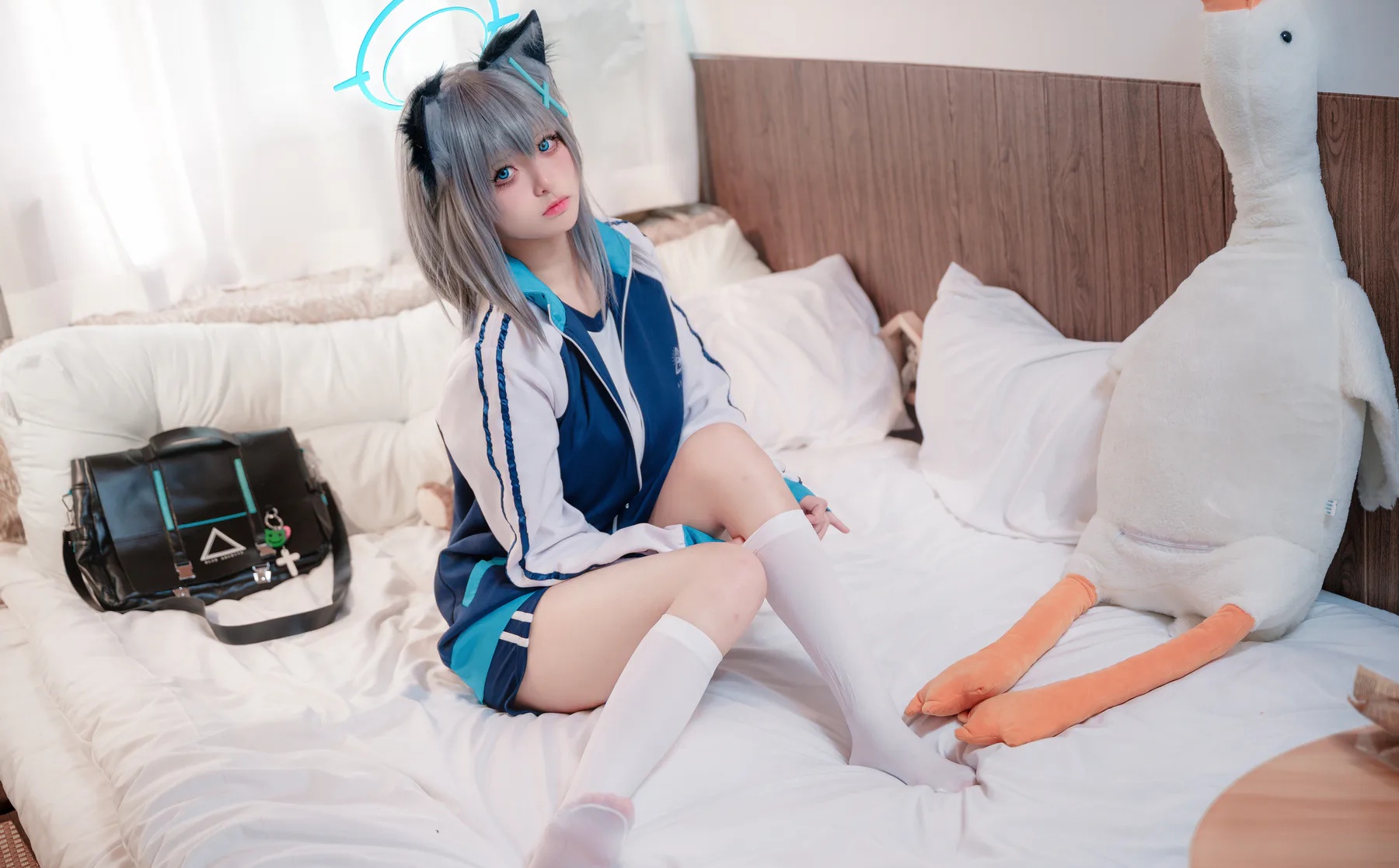 人气Coser美女_九柒喵_No.003 体操服白子 主题写真 [17P]Xiuren秀人写真高清美女套图写真下载-看套图看套图