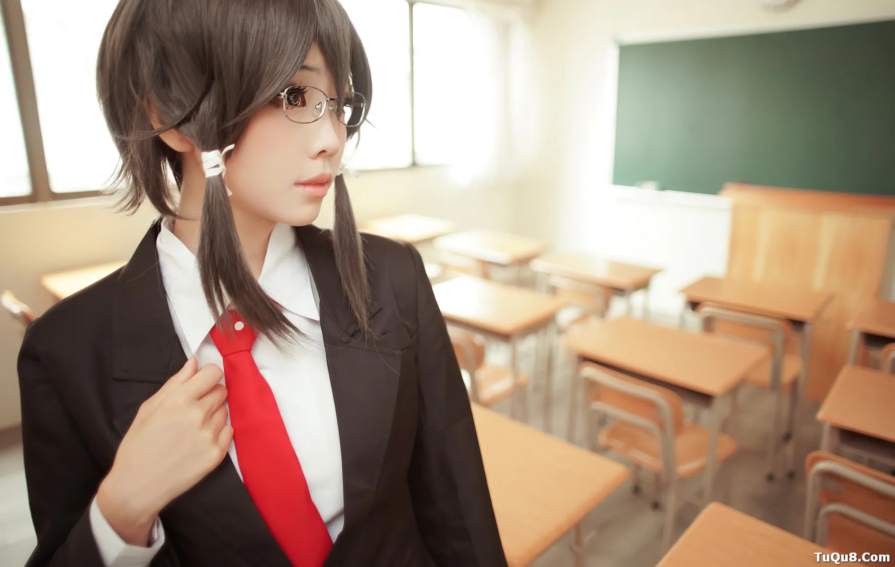 Coser妹子_ElyEE子_No.042 JK 主题写真 [46P]Xiuren秀人写真高清美女套图写真下载-看套图看套图