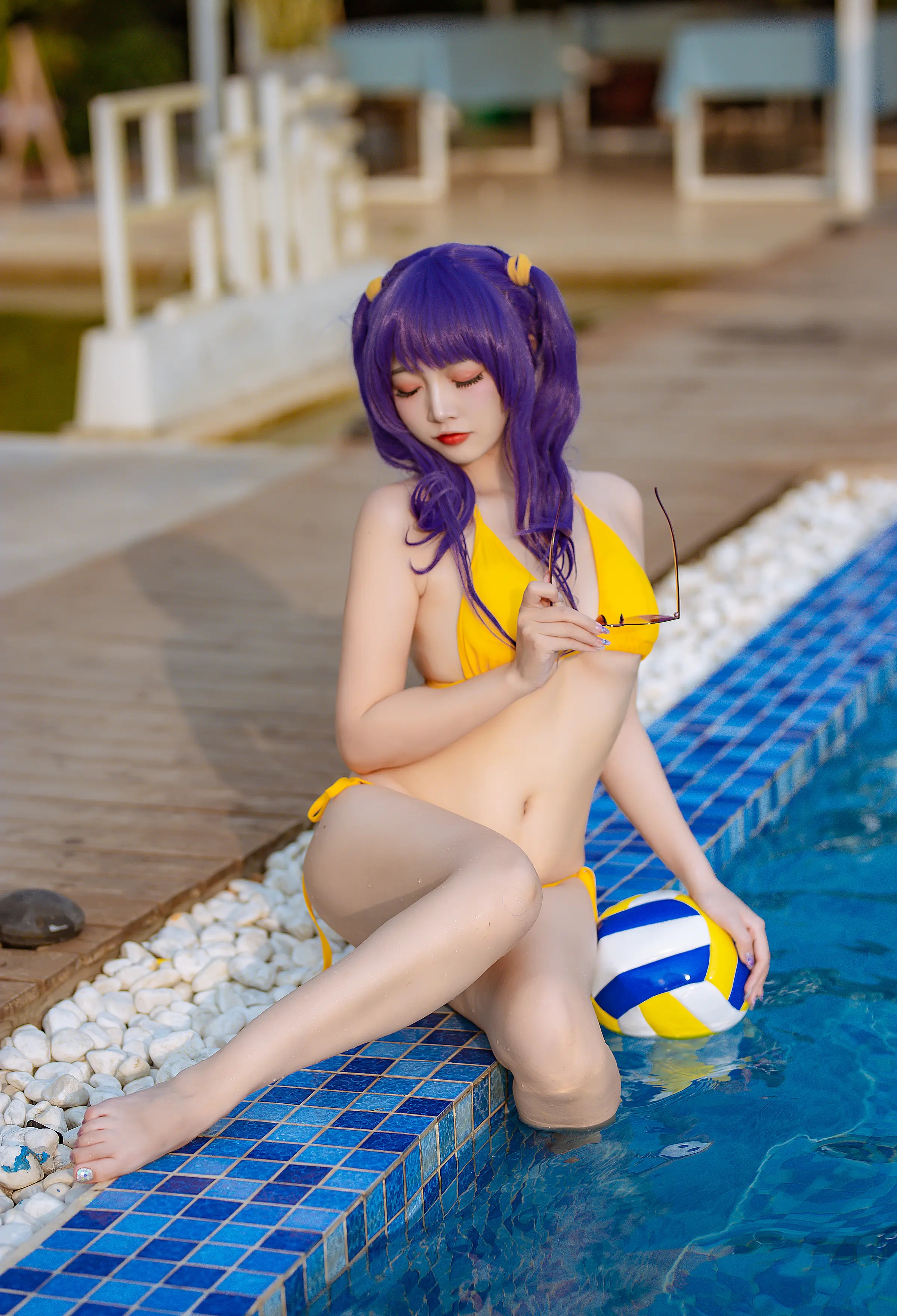 Coser美女_二佐nisa_No.132 &ndash; 碧蓝波拉泳装 主题写真 [20P]Xiuren秀人写真高清美女套图写真下载-看套图看套图