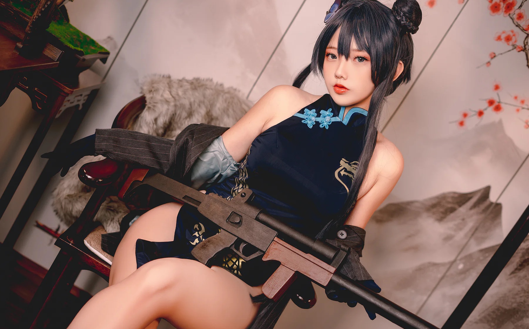 华裔Coser美女_Messie Huang_No.029 &ndash; Kisaki [76P]Xiuren秀人写真高清美女套图写真下载-看套图看套图