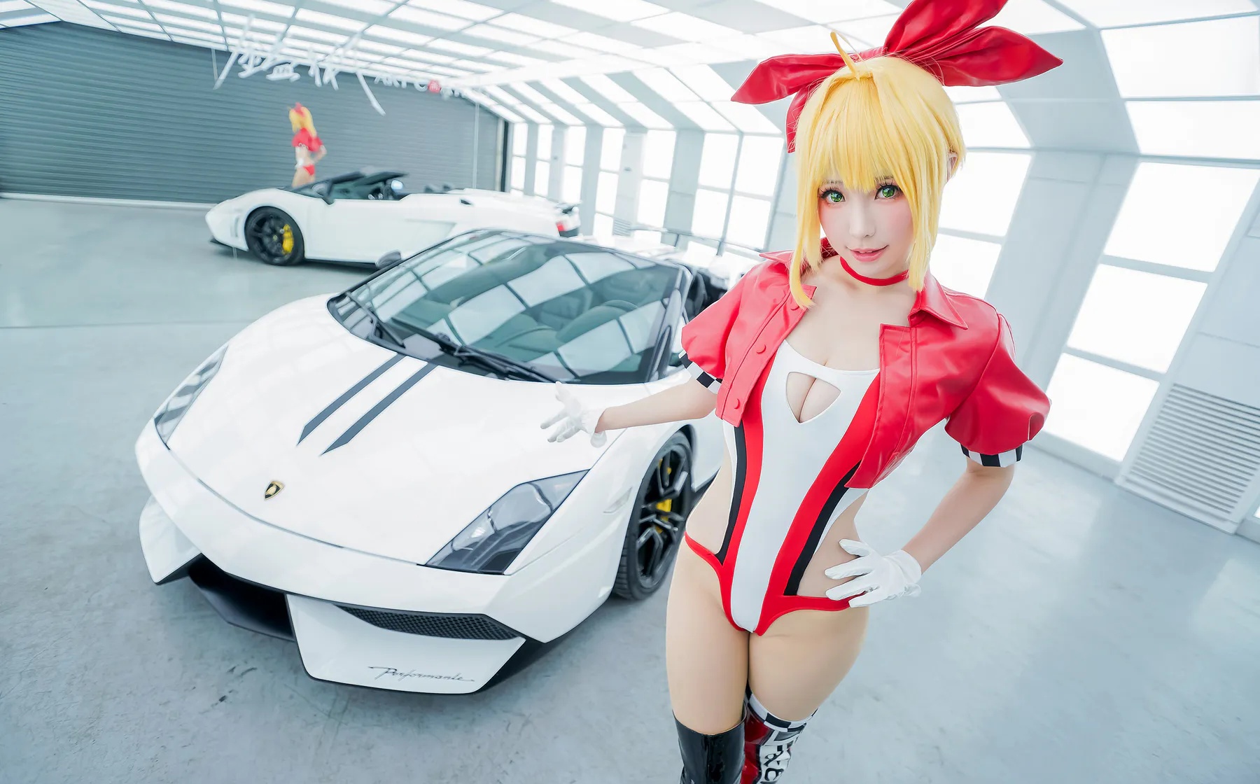 Coser妹子_ElyEE子_No.064 尼禄-赛车 主题写真 [30P]Xiuren秀人写真高清美女套图写真下载-看套图看套图
