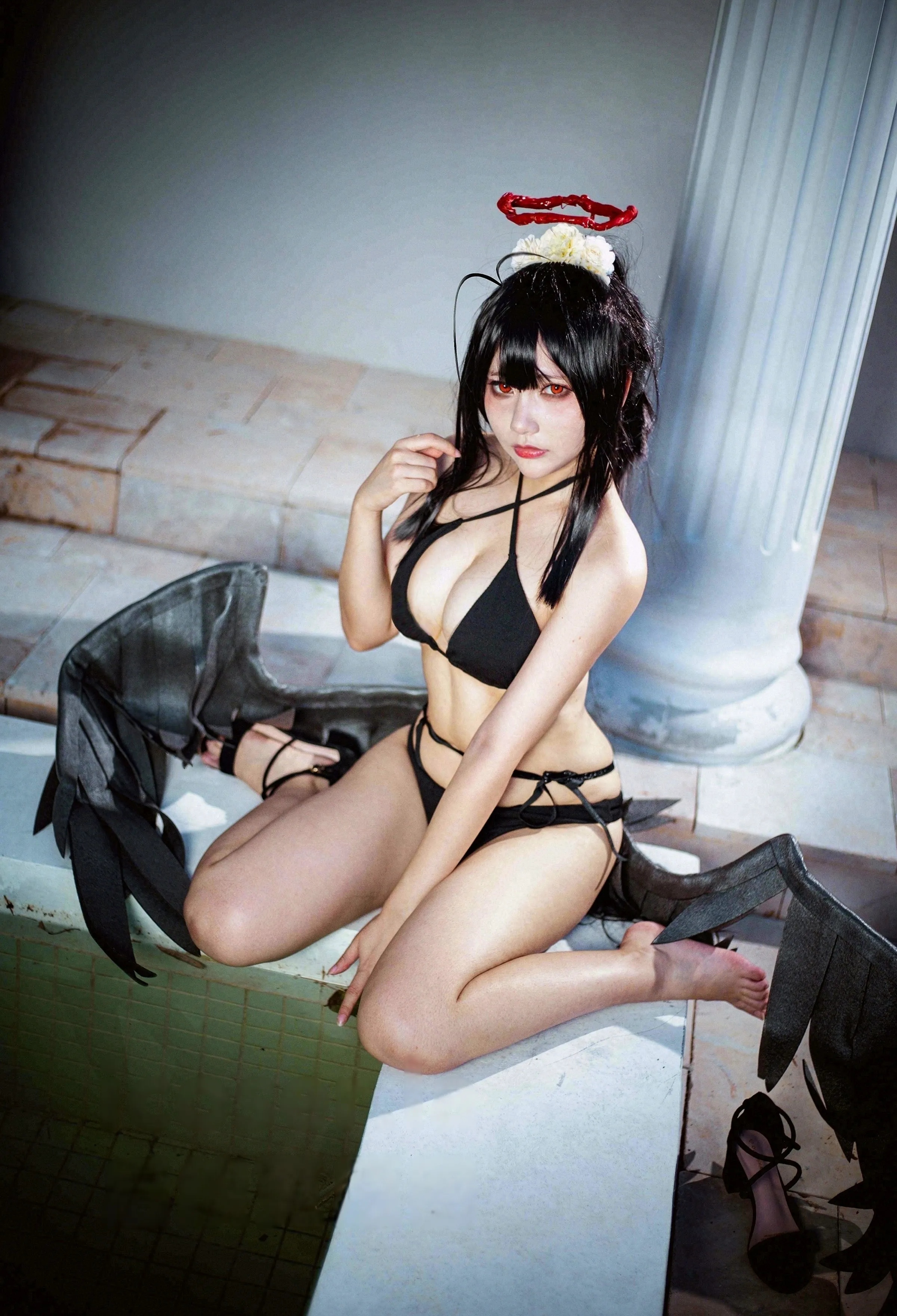 国产Coser美女_是一只熊仔吗_No.026 &ndash; 碧蓝档案 鹤城 主题写真 [45P]Xiuren秀人写真高清美女套图写真下载-看套图看套图