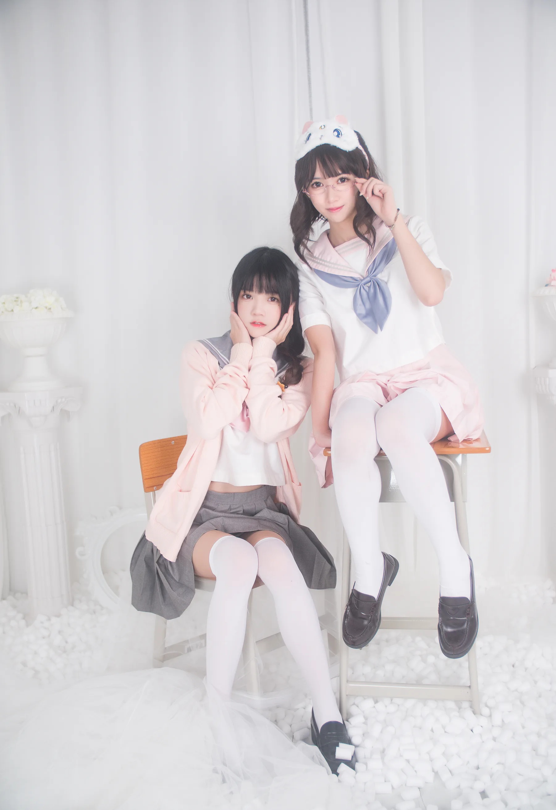 动漫博主_鳗鱼霏儿_No.002 &桜桃喵 百合 主题写真 [20P]Xiuren秀人写真高清美女套图写真下载-看套图看套图