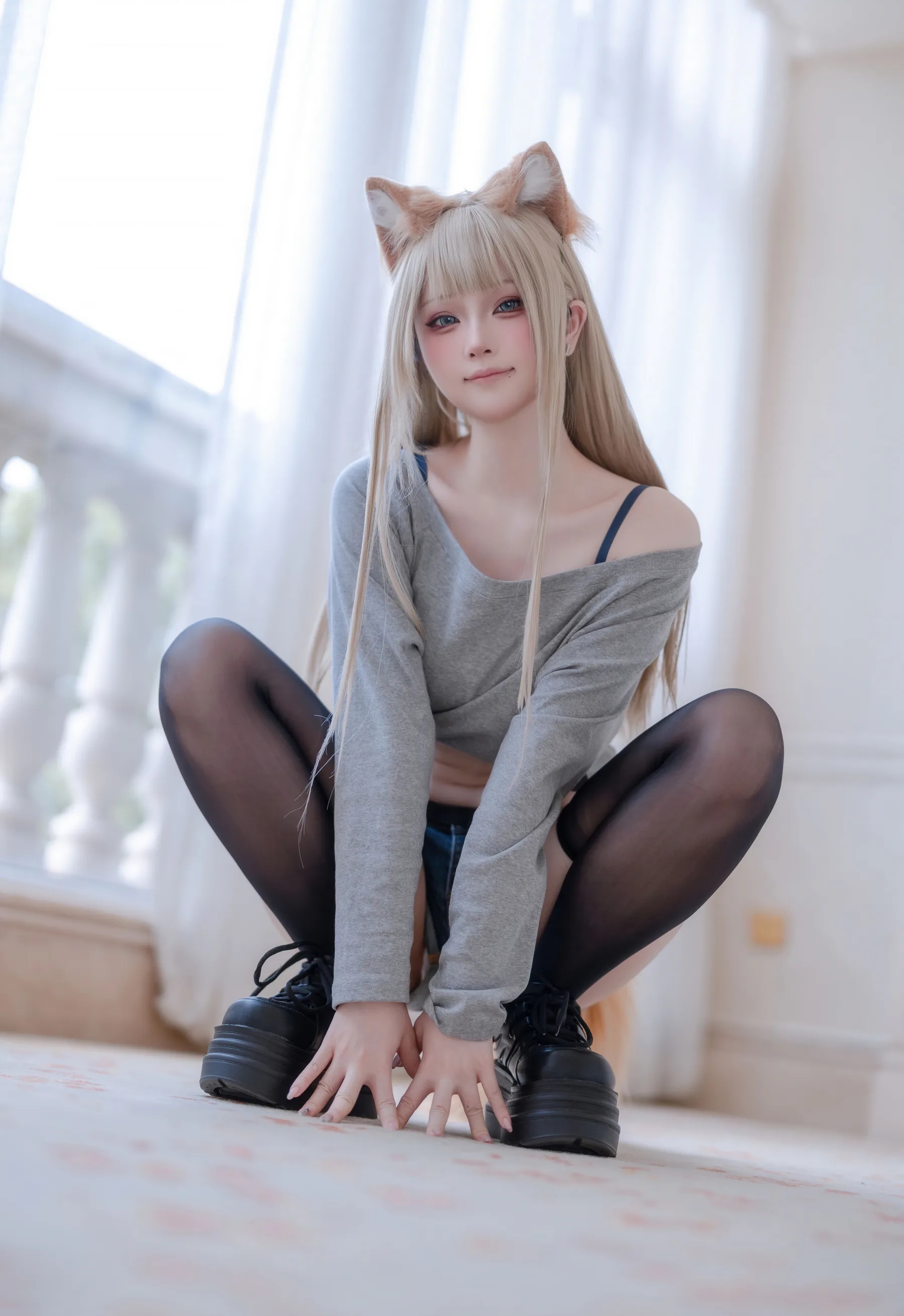 图片[5]-动漫博主_屿鱼Yukako_No.069 &ndash; T1 紧身短裤 主题写真 [54P]-Coser网络美女论坛-免费套图-看套图