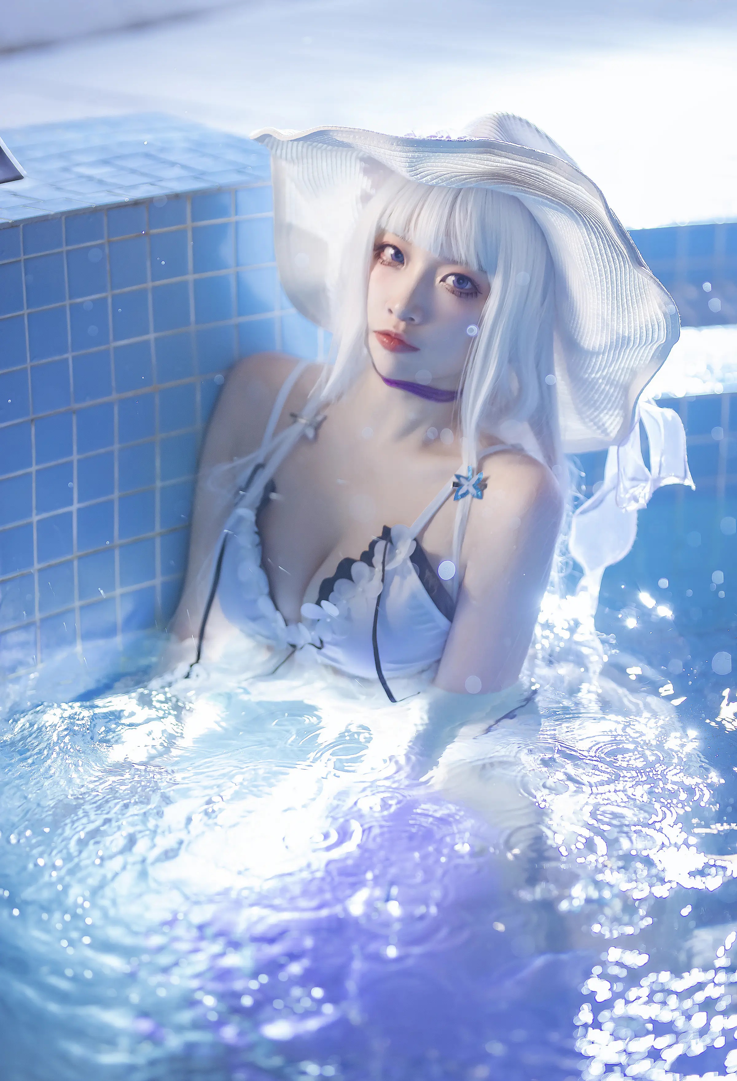 Coser美女_二佐nisa_No.133 &ndash; 碧蓝光辉泳装 主题写真 [39P]Xiuren秀人写真高清美女套图写真下载-看套图看套图