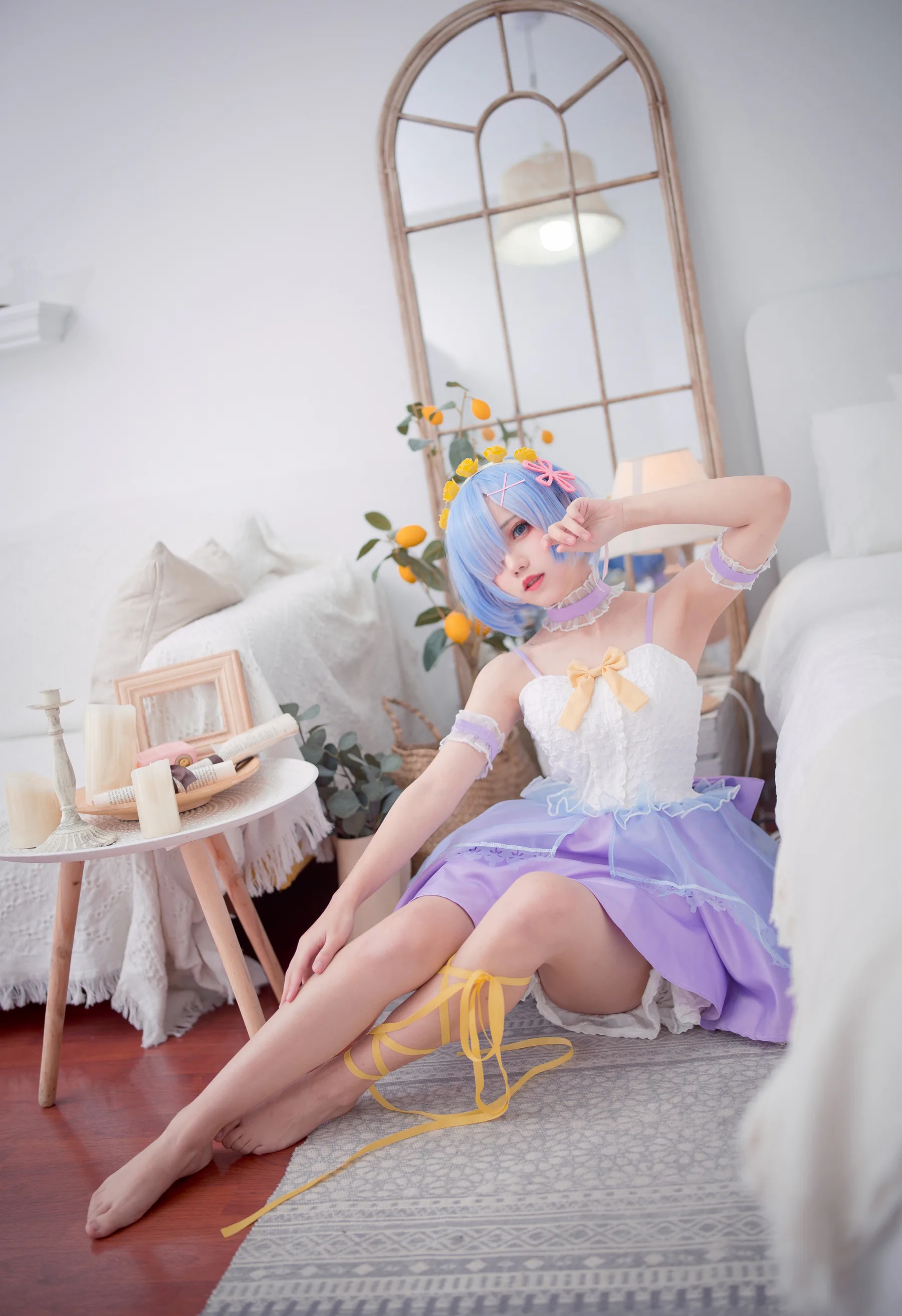 动漫博主_花柒hana_No.002 &ndash; 蕾姆CLEAR DRESS 主题写真 [15P]Xiuren秀人写真高清美女套图写真下载-看套图看套图