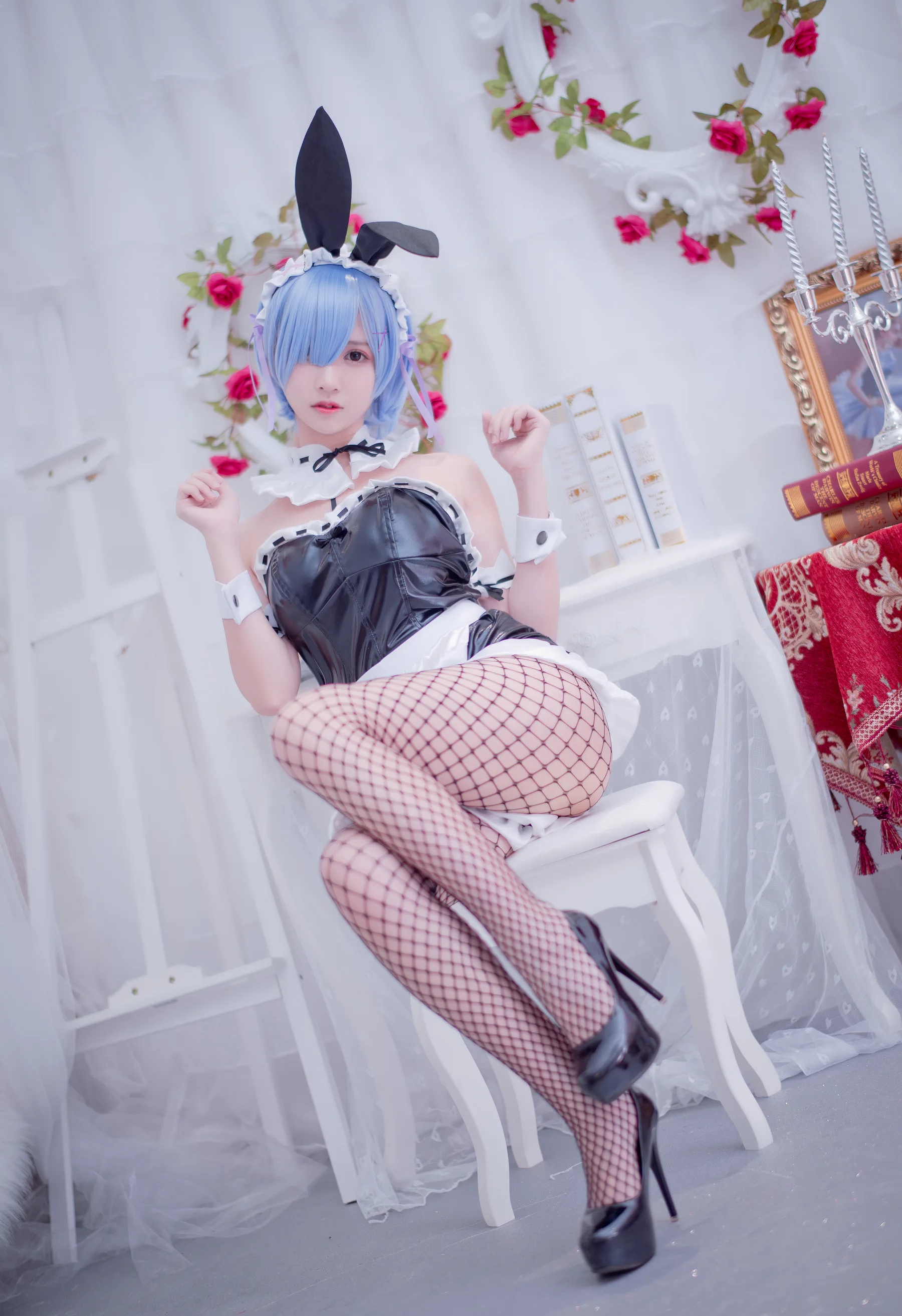 动漫博主_鳗鱼霏儿_No.016 蕾姆 主题写真 [14P]Xiuren秀人写真高清美女套图写真下载-看套图看套图